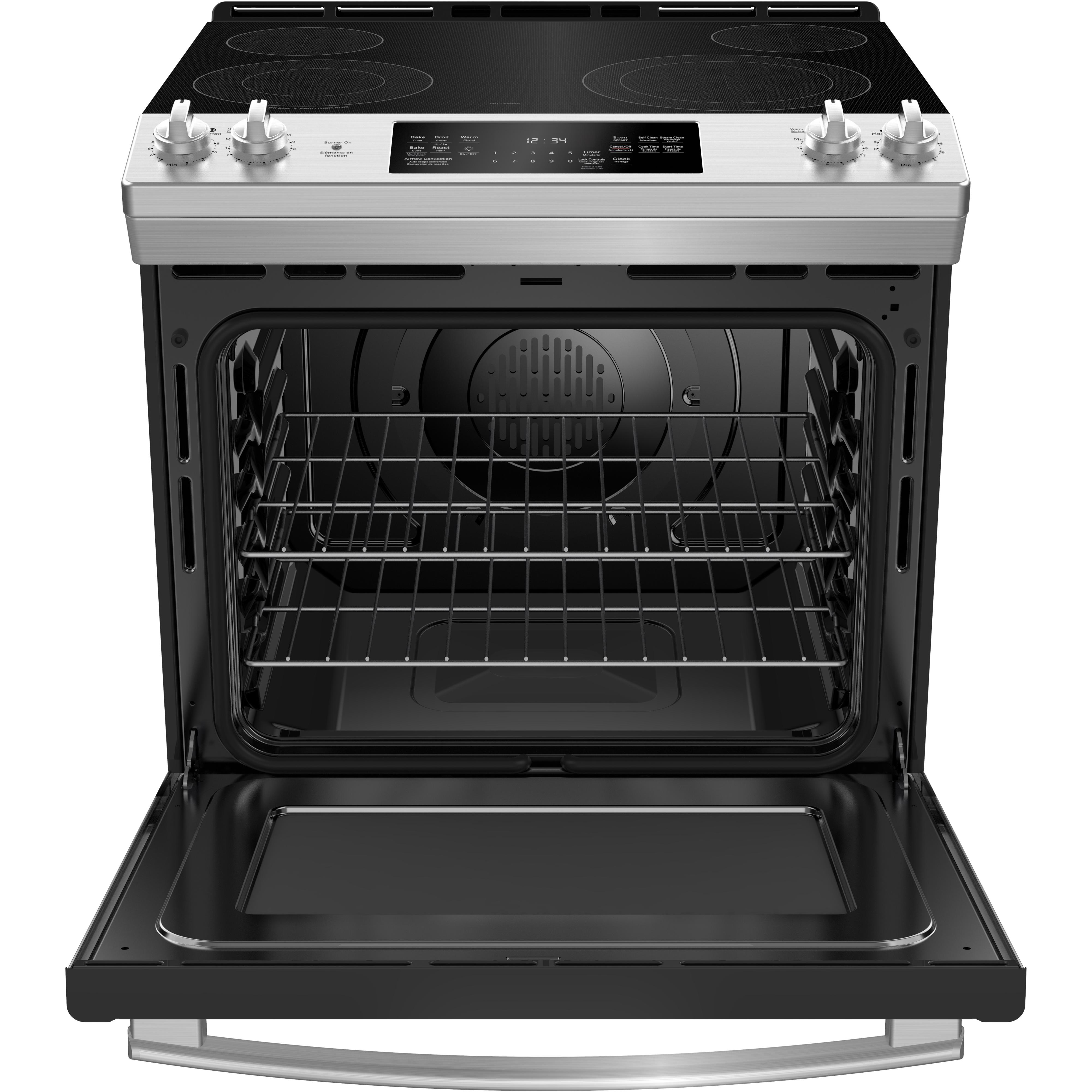 GE 30-inch Slide-In Electric Range JCS830SMSS IMAGE 5