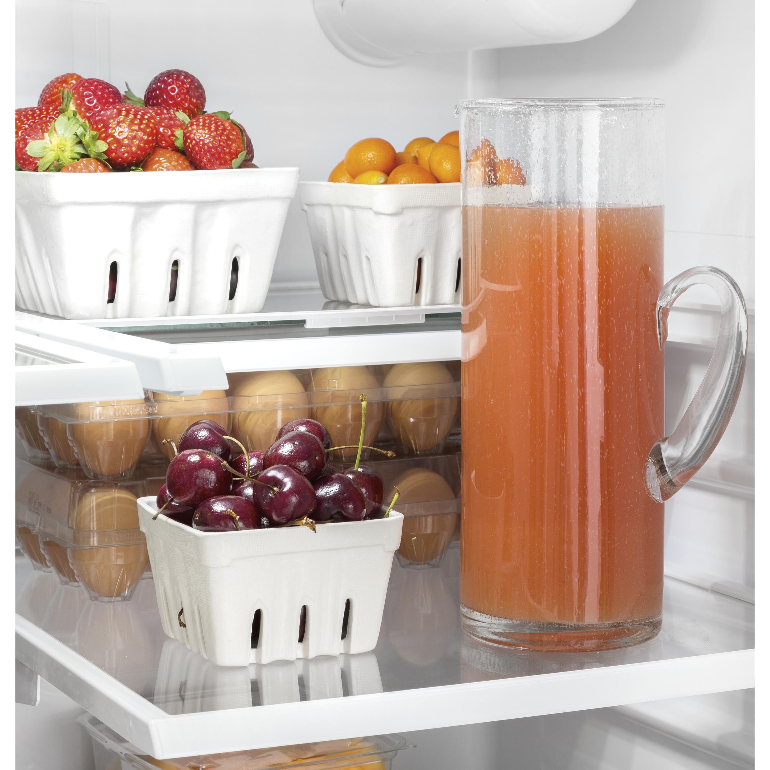 GE 36-inch, 27 cu.ft. Freestanding French 3-Door Refrigerator with Internal Water Dispenser GNE27JMMES IMAGE 12