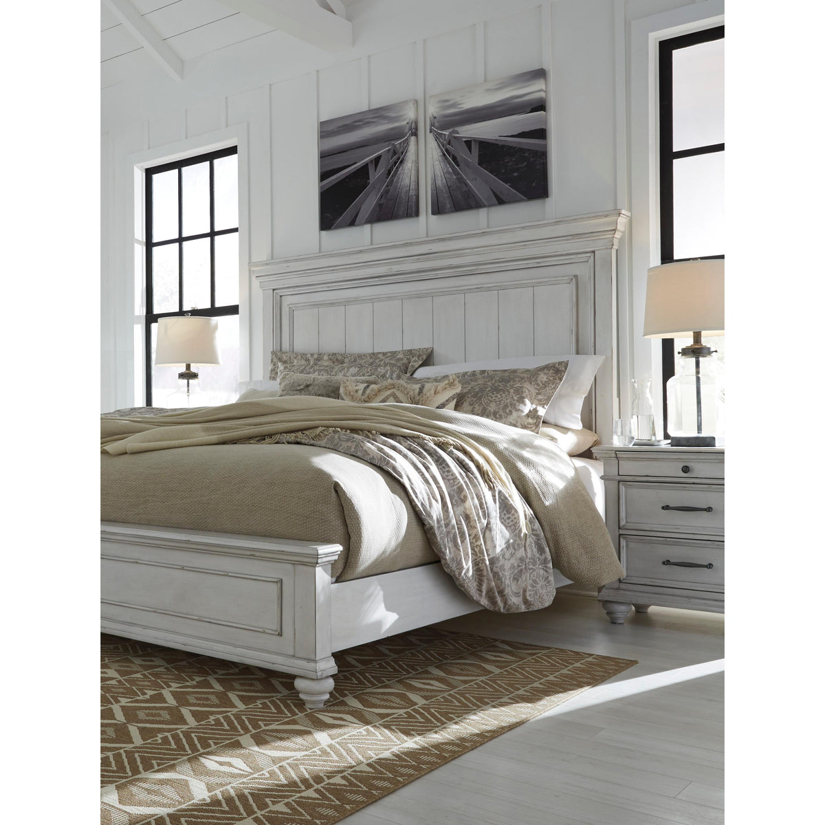 Benchcraft Kanwyn California King Panel Bed B777-58/B777-56/B777-94 IMAGE 9