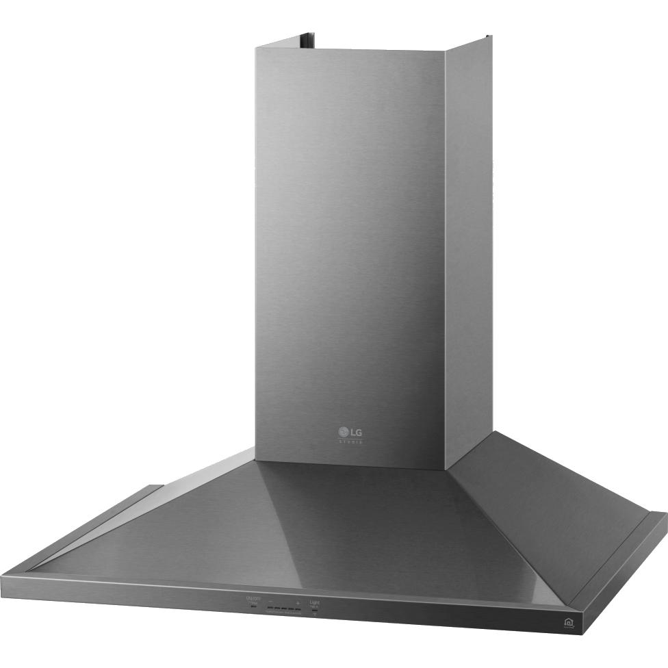 LG STUDIO Studio 30-inch Wall Mount Range Hood with Wi-Fi LSHD3080ST IMAGE 3