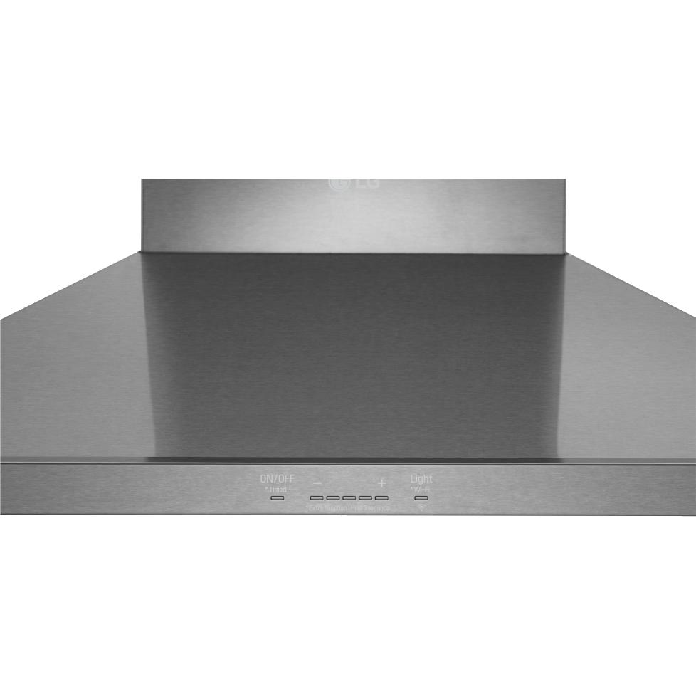 LG STUDIO Studio 30-inch Wall Mount Range Hood with Wi-Fi LSHD3080ST IMAGE 4