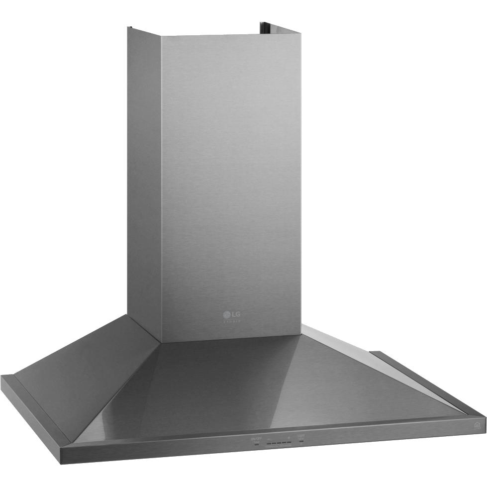 LG STUDIO Studio 36-inch Wall Mount Range Hood with Wi-Fi LSHD3680ST IMAGE 2