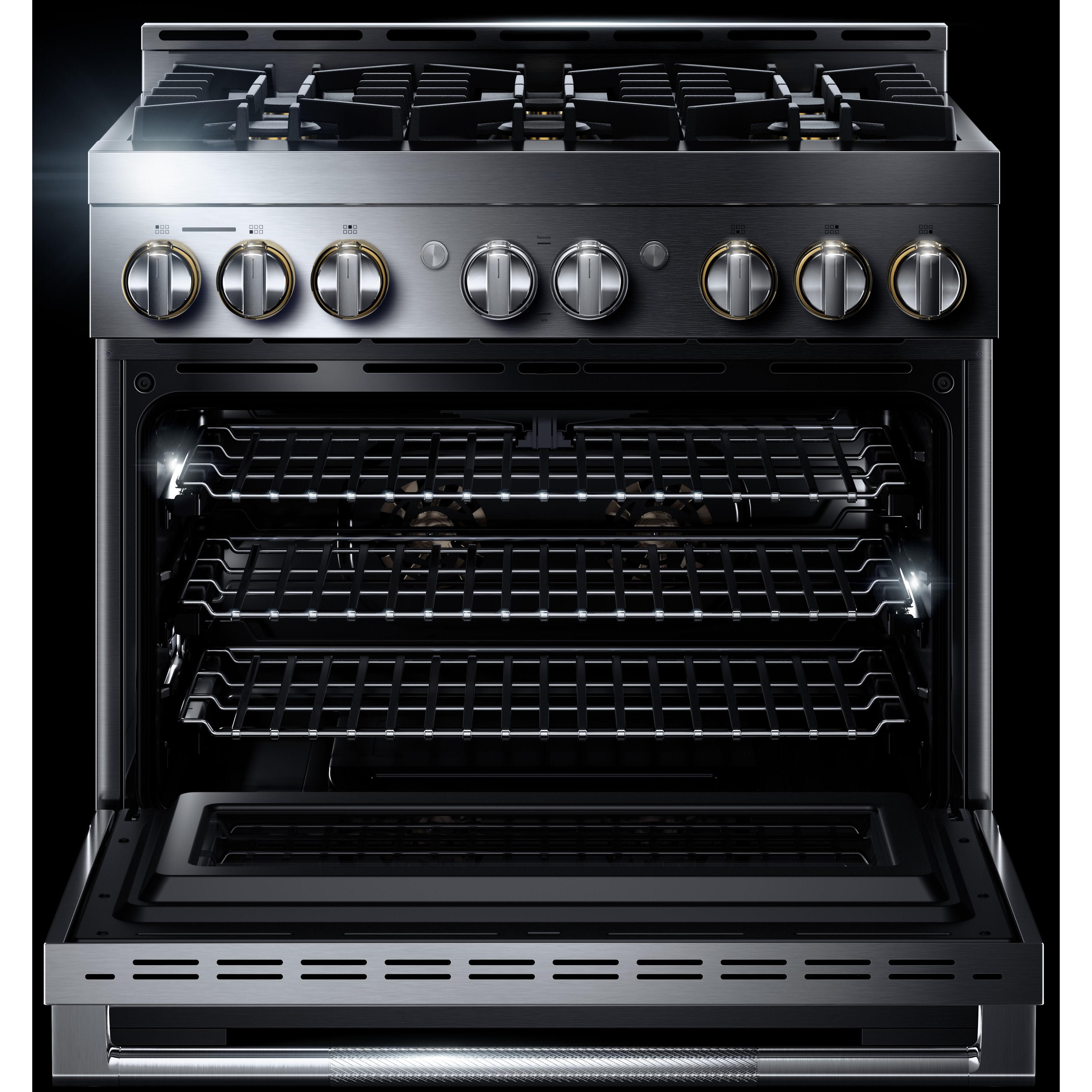 JennAir Rise 36-inch Professional-Style Gas Range JGRP436HL IMAGE 3