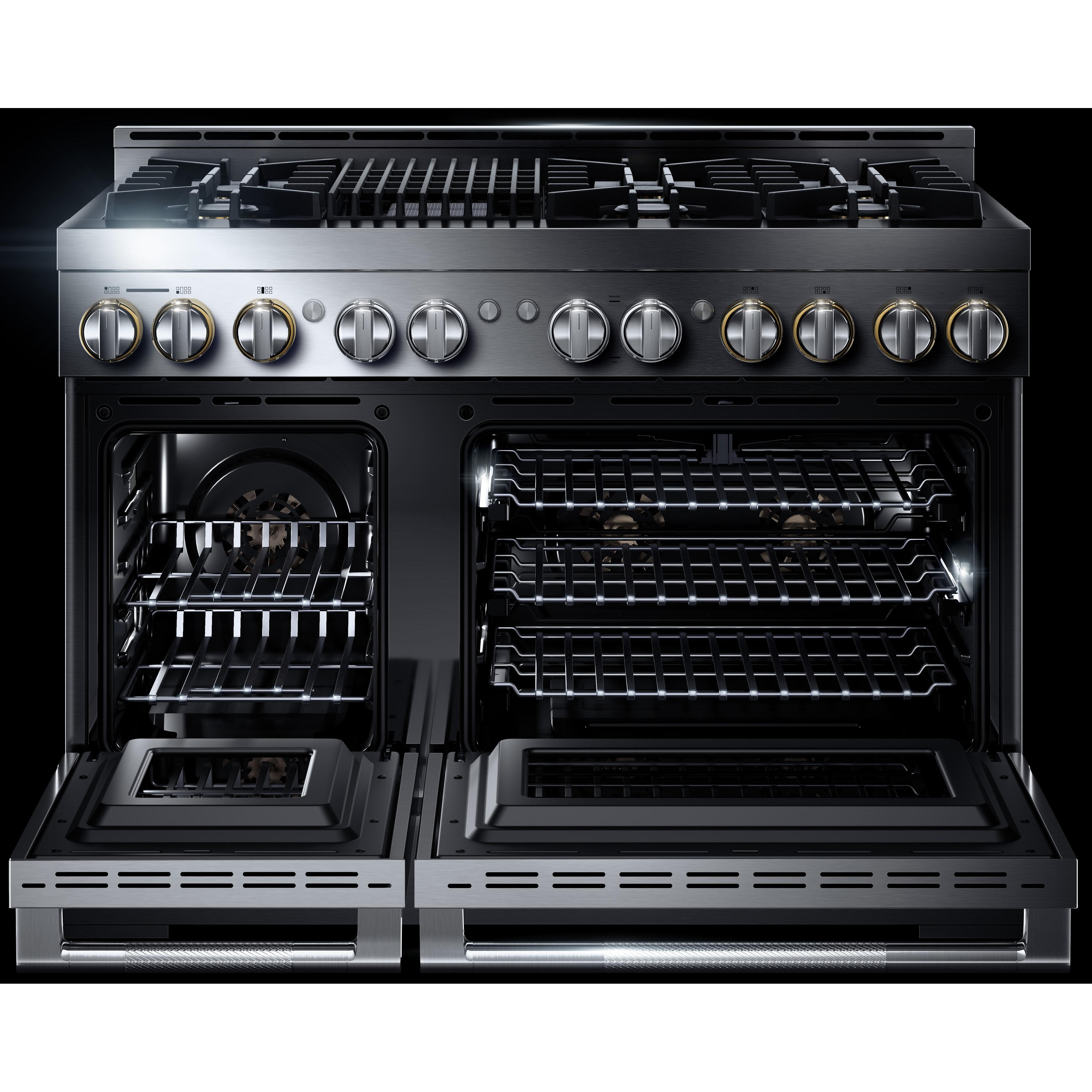 JennAir Rise 48-inch Professional-Style Gas Range with Infrared Grill JGRP648HL IMAGE 3
