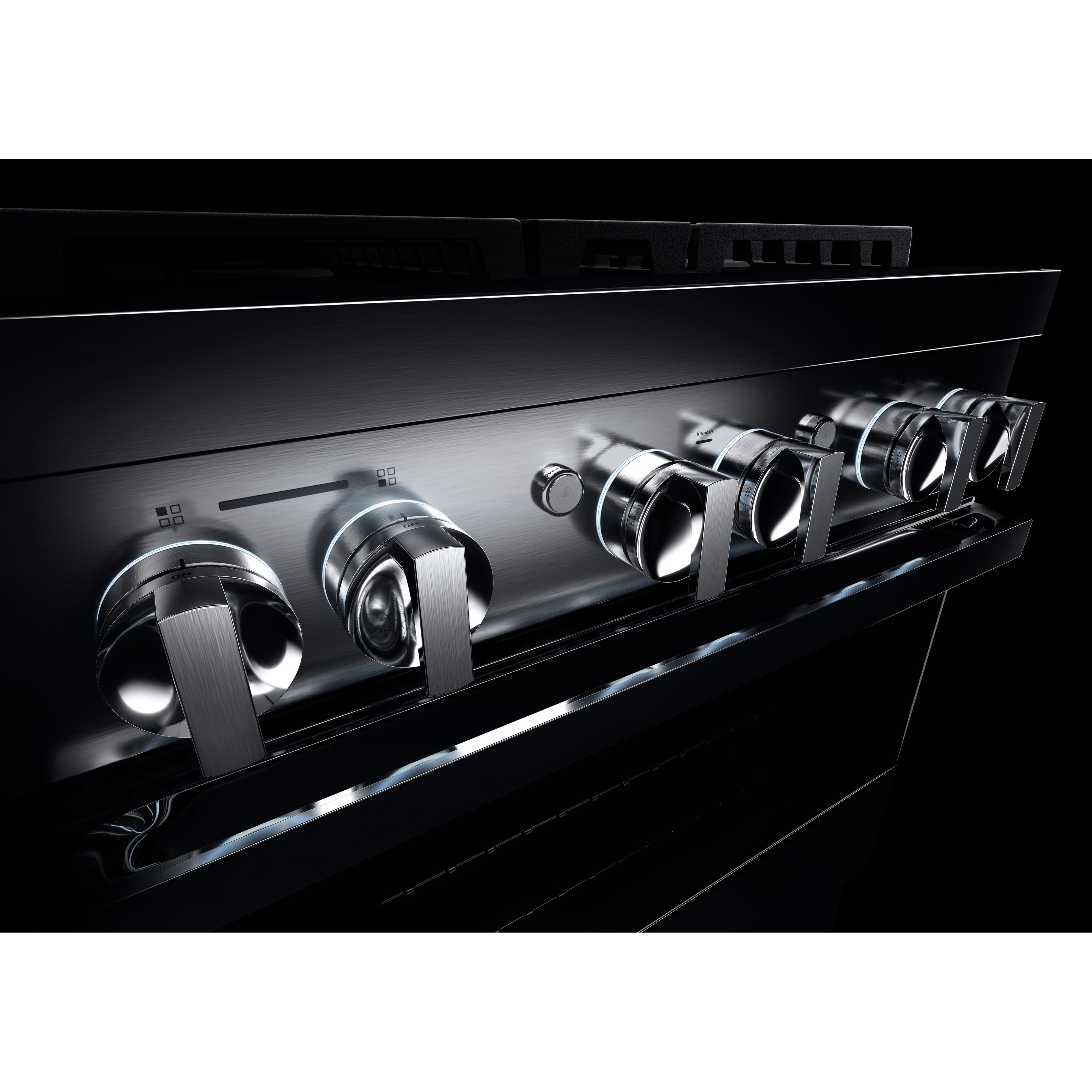 JennAir Noir 30-inch Professional-Style Dual-Fuel Range JDRP430HM IMAGE 4