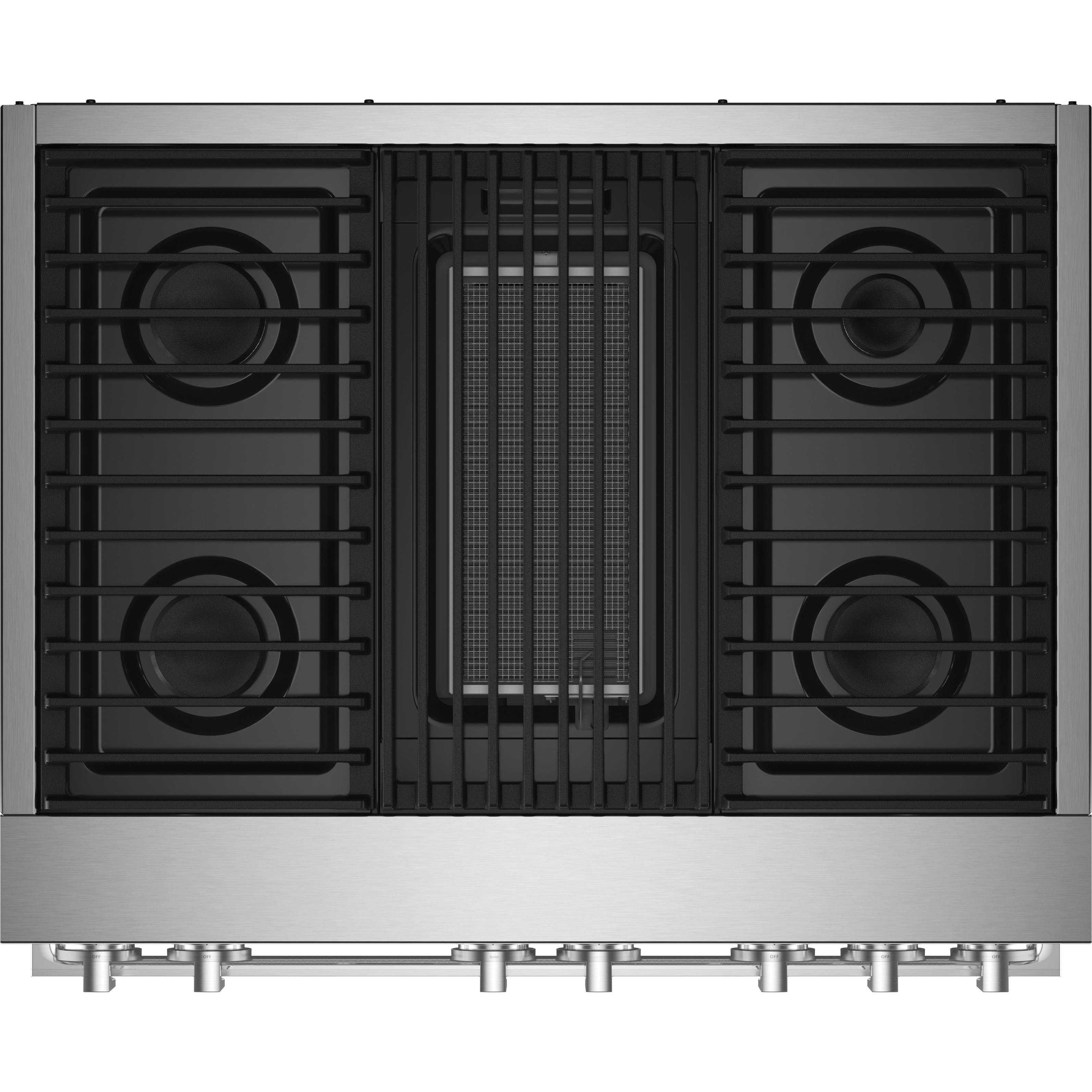 JennAir Noir 36-inch Professional-Style Dual-Fuel Range JDRP636HM IMAGE 3