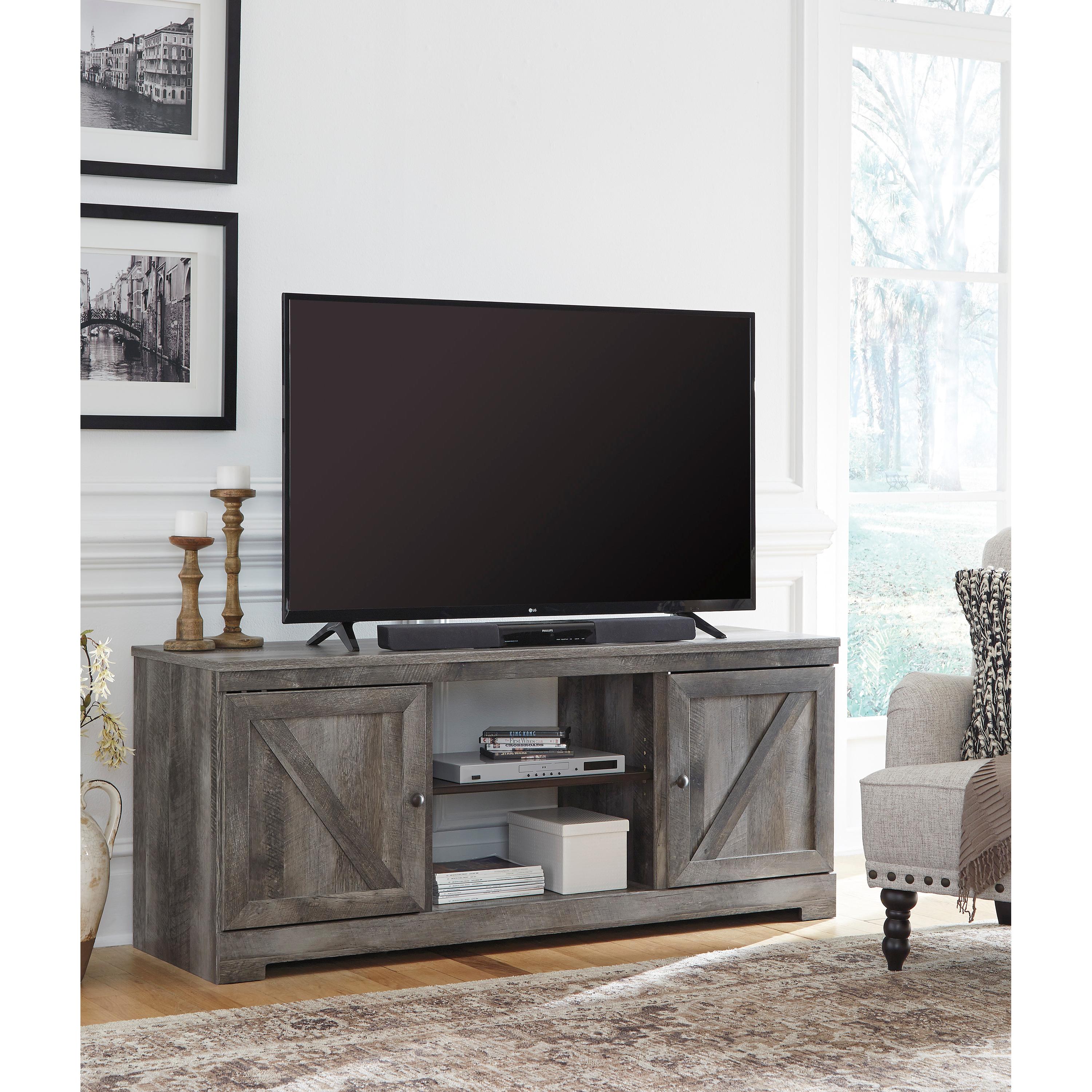 Signature Design by Ashley Wynnlow TV Stand with Cable Management W440-68 IMAGE 5