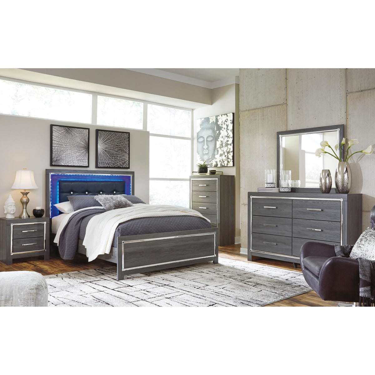 Signature Design by Ashley Lodanna Queen Panel Bed B214-57/B214-54/B214-96 IMAGE 8