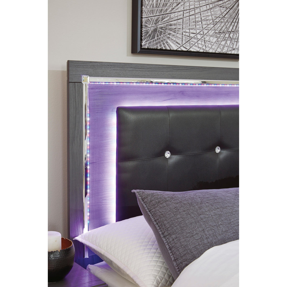 Signature Design by Ashley Lodanna Queen Panel Bed with Storage B214-57/B214-54S/B214-96 IMAGE 6