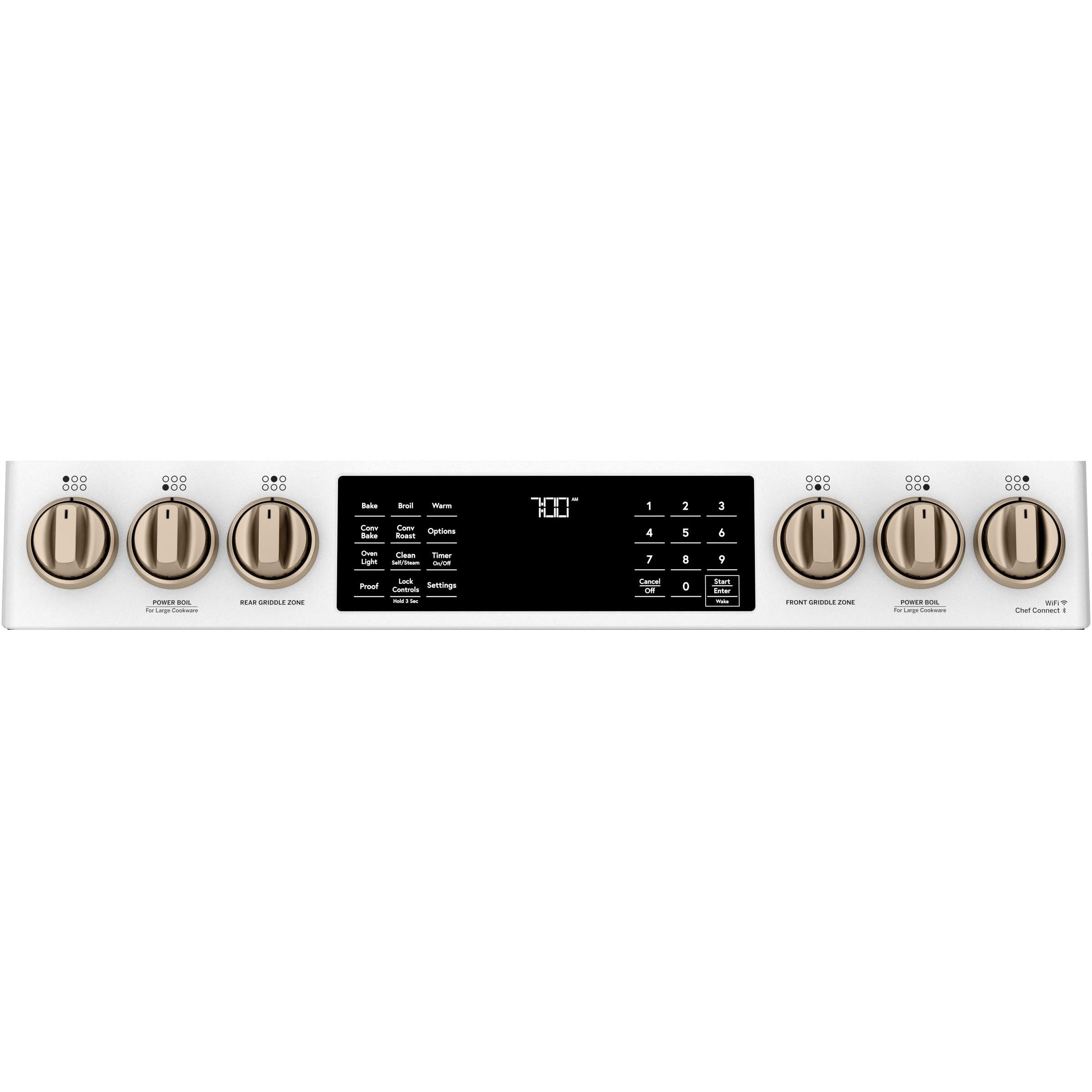 Café 30-inch Slide-in Gas Range with Convection Technology CCGS700P4MW2 IMAGE 4
