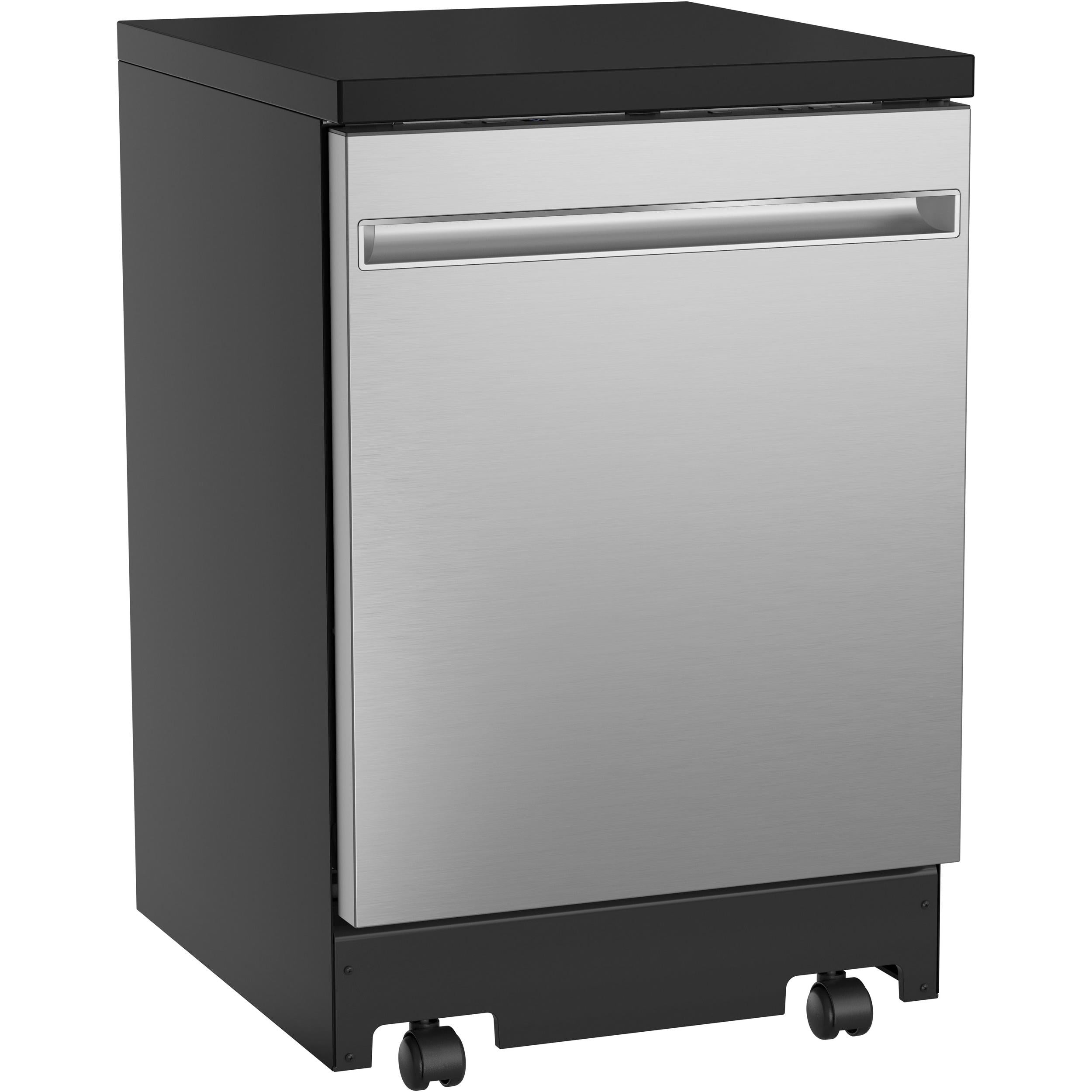 GE Portable Dishwasher with Sanitize Option GPT225SSLSS IMAGE 4