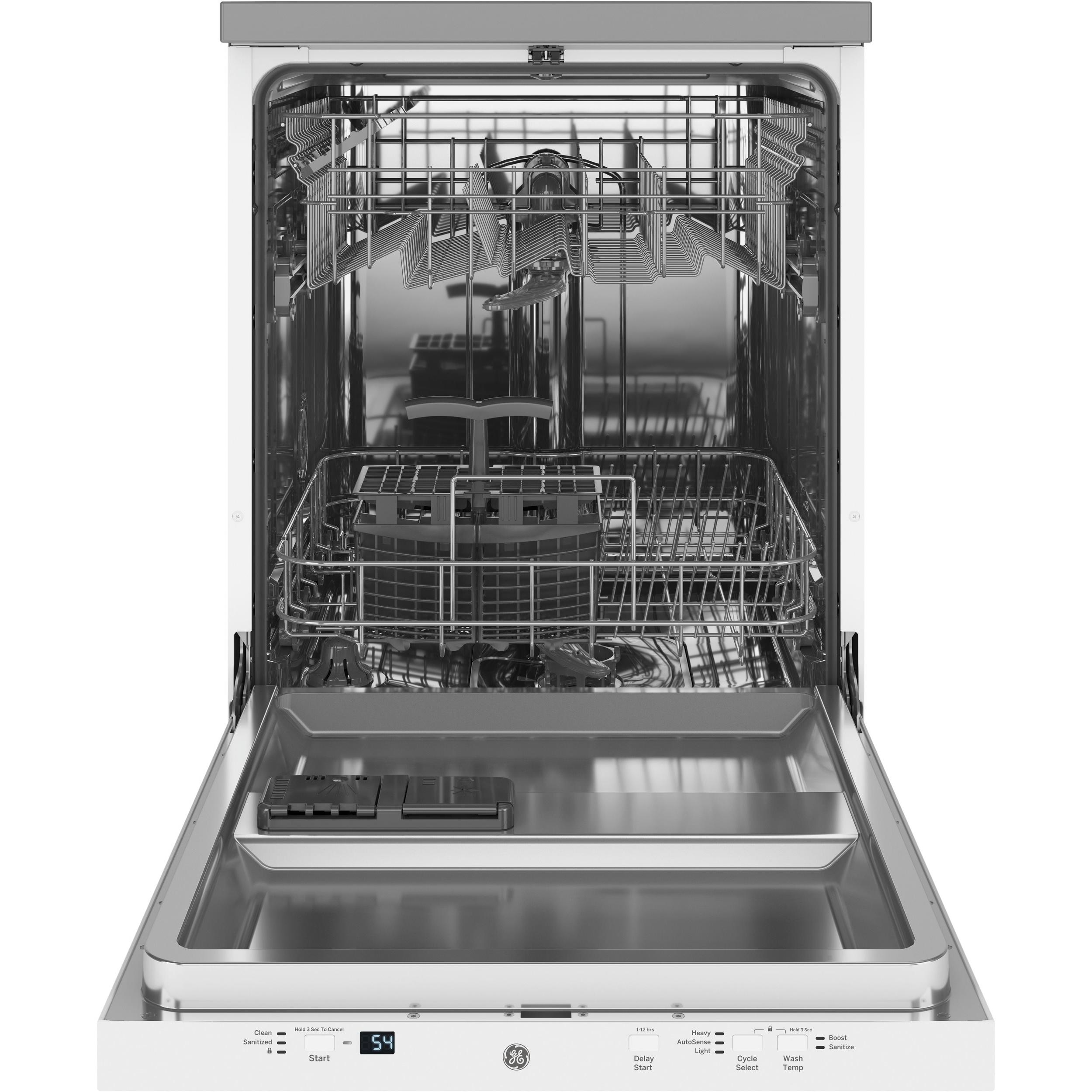 GE Portable Dishwasher with Sanitize Option GPT225SGLWW IMAGE 2