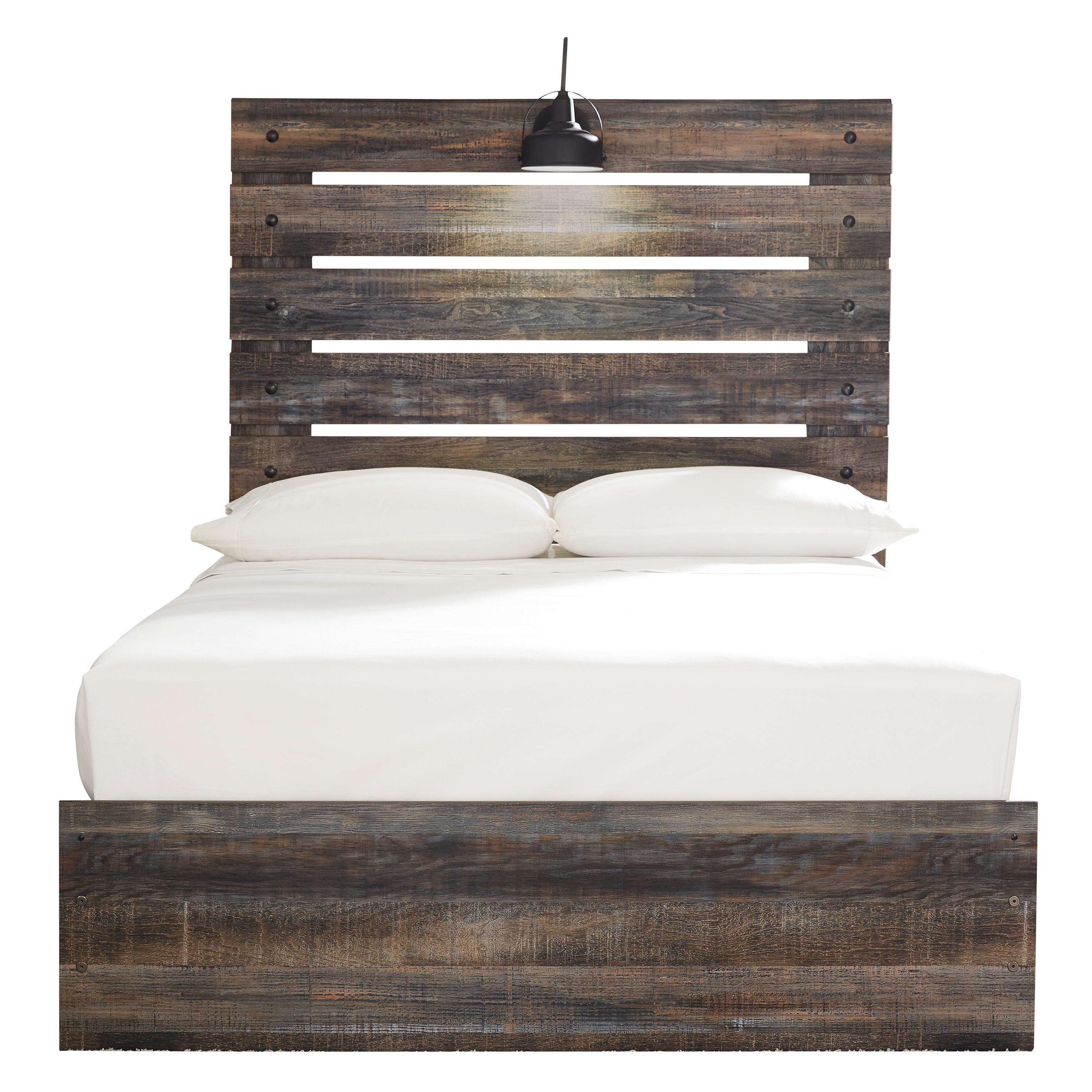 Signature Design by Ashley Drystan B211B9 Full Panel Bed with 2 Storage Drawers IMAGE 2