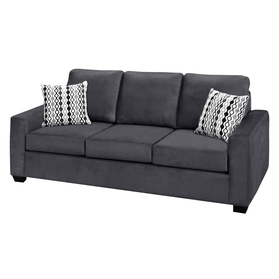 Elite Sofa Designs Nordel Stationary Fabric Sofa Nordel Sofa - Pebble Charcoal IMAGE 3
