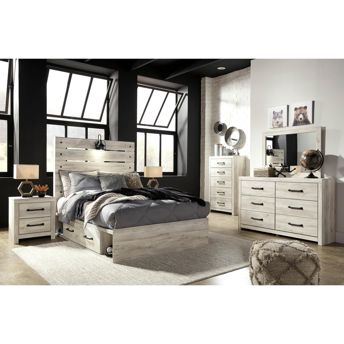 Signature Design by Ashley Cambeck B192B16 Full Panel Bed with 2 Storage Drawers IMAGE 8