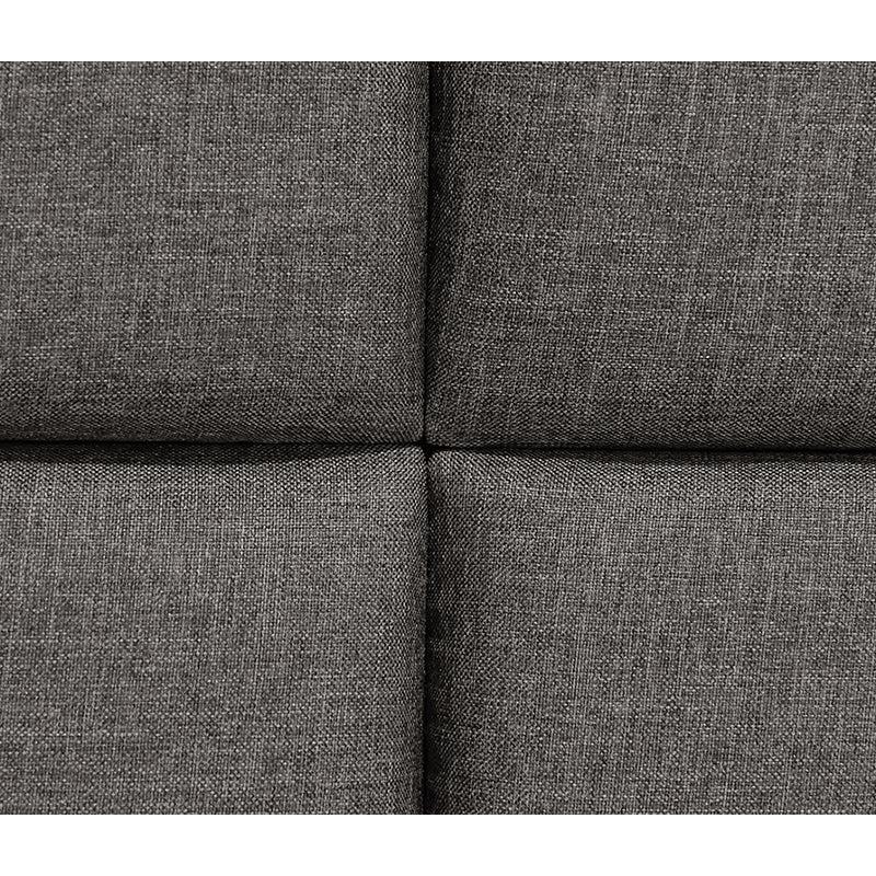 Primo International Shannon Queen Upholstered Platform Bed Shannon Queen Upholstered Platform Bed - Charcoal Grey IMAGE 2