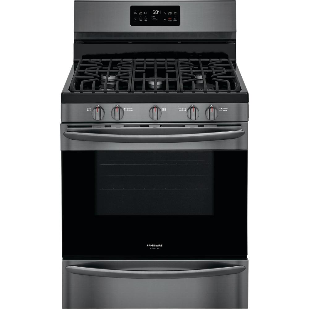 Frigidaire Gallery 30-inch Freestanding Gas Range with 5 Sealed Burners GCRG3038AD IMAGE 1