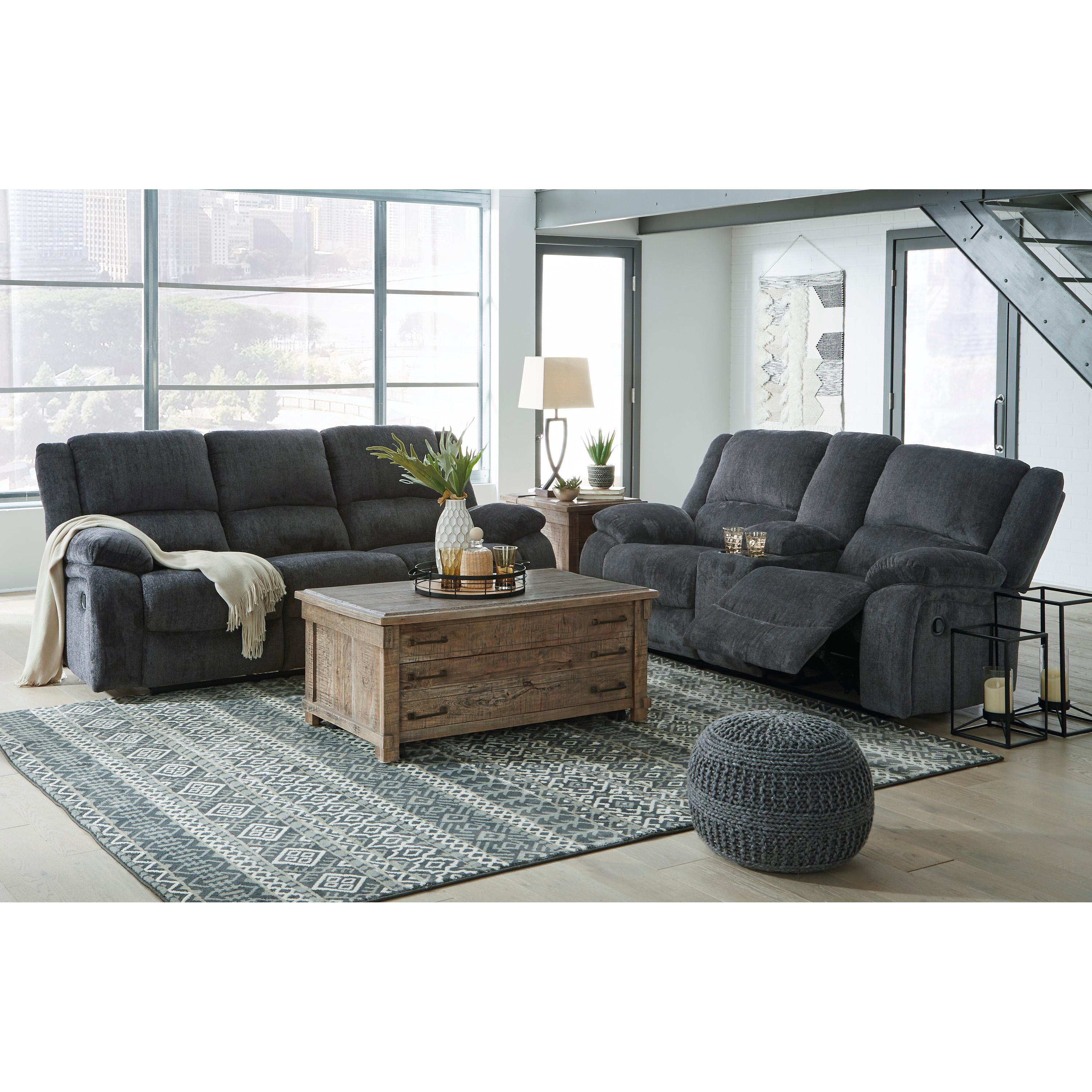 Signature Design by Ashley Draycoll 7650494 Double Reclining Loveseat with Console IMAGE 11