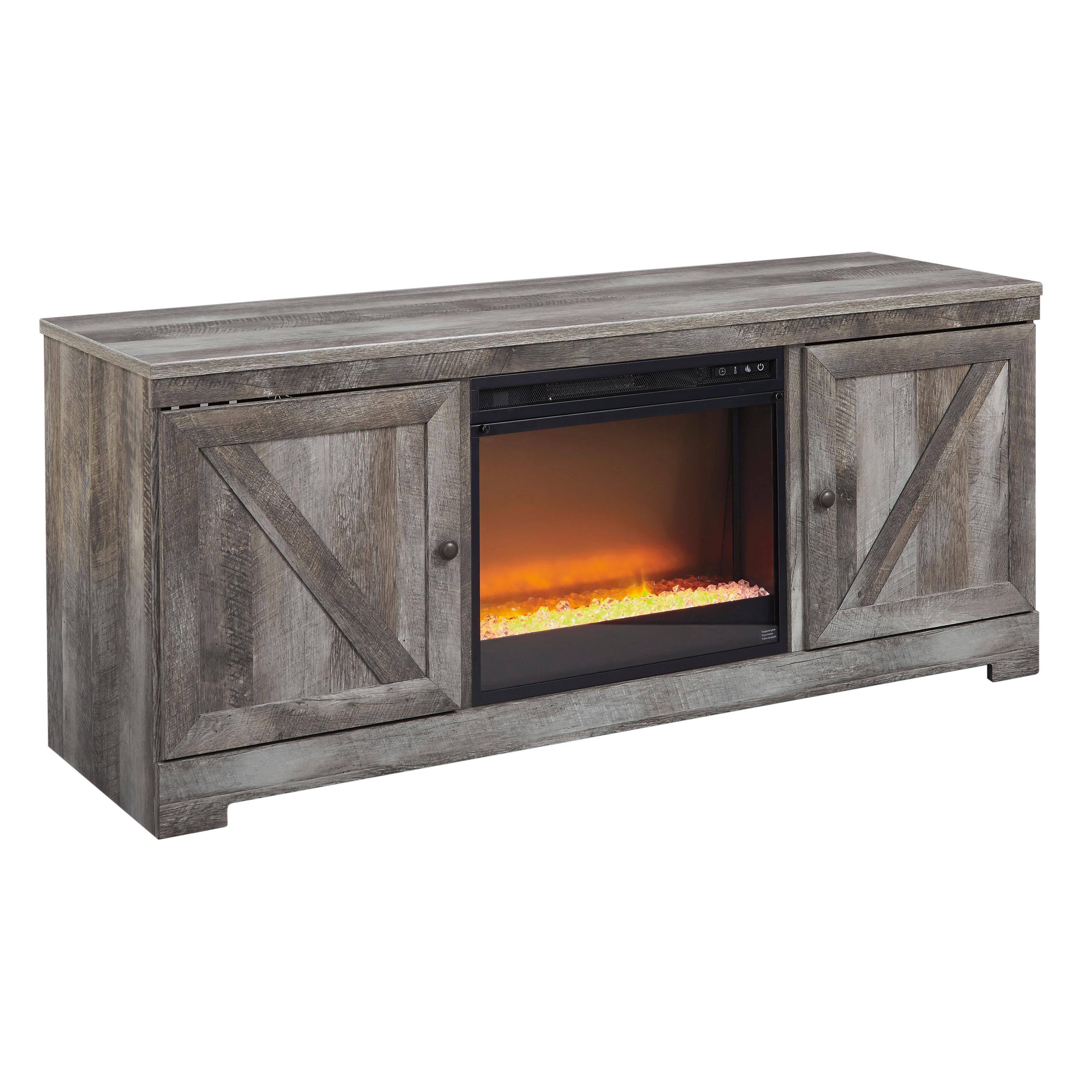 Signature Design by Ashley Wynnlow W440W4 63" TV Stand with Electric Fireplace IMAGE 1