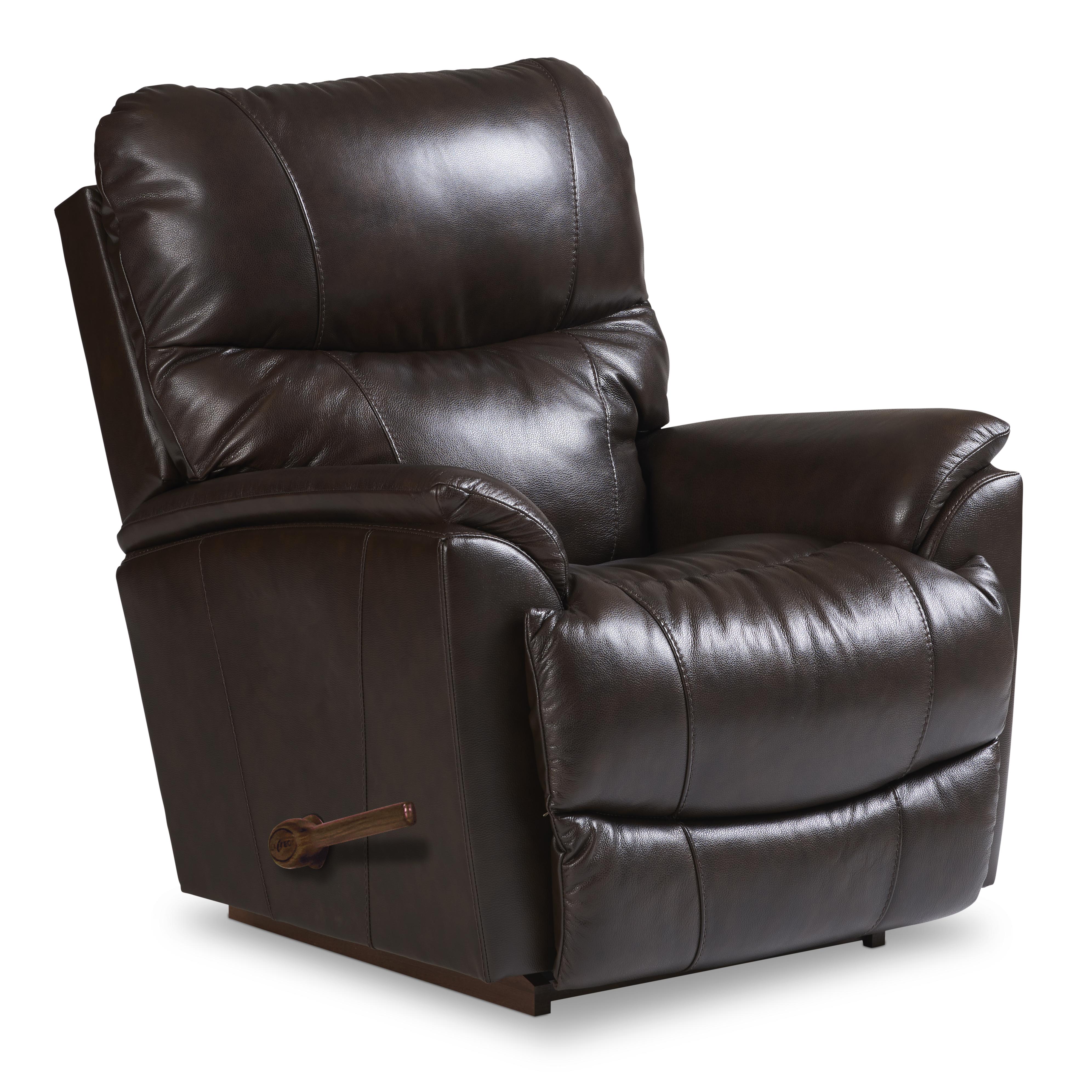 La-Z-Boy Trouper Rocking Recliner - Walnut IMAGE 1