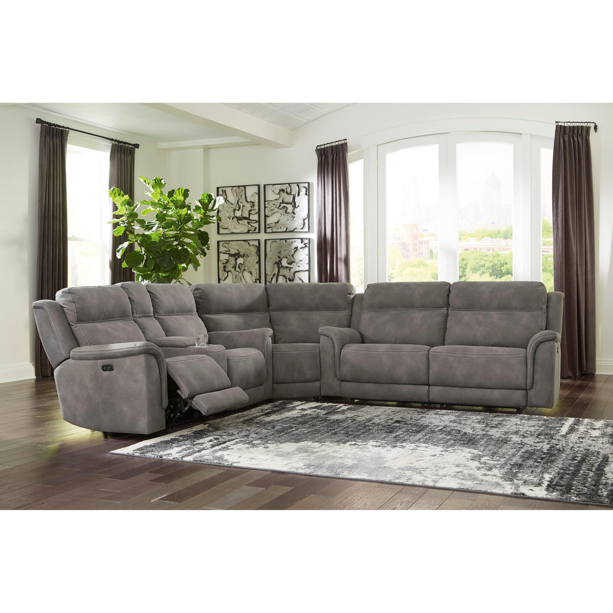 Signature Design by Ashley Next-Gen DuraPella 5930118 Power Reclining Loveseat with Console and Adjustable Headrest IMAGE 15