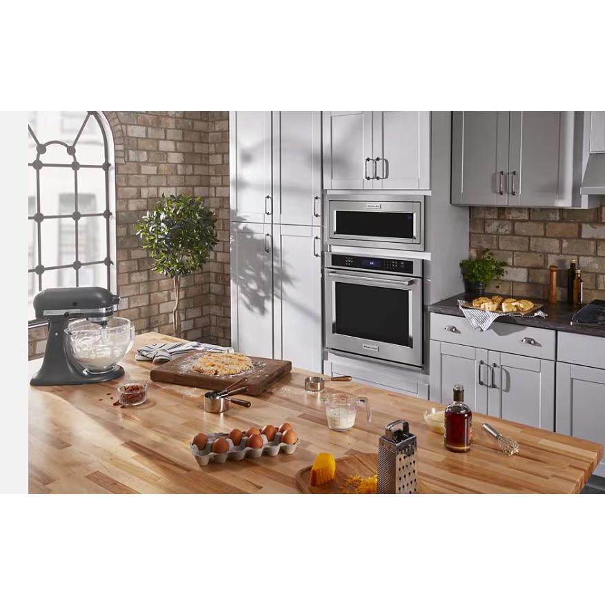 KitchenAid 1.1 cu. ft., Built-in, Microwave Oven with Hidden Control Panel YKMBT5011KS IMAGE 4