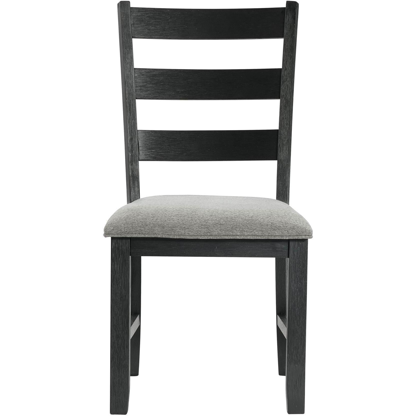 Elements International Martin DMT3003DLDS 3 pc Dinette - Grey/Black IMAGE 6