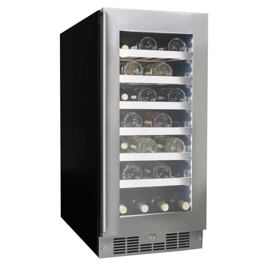 Silhouette 28-Bottle Pro Series Wine Cellar with LED Lighting SPRWC031D1SS IMAGE 4