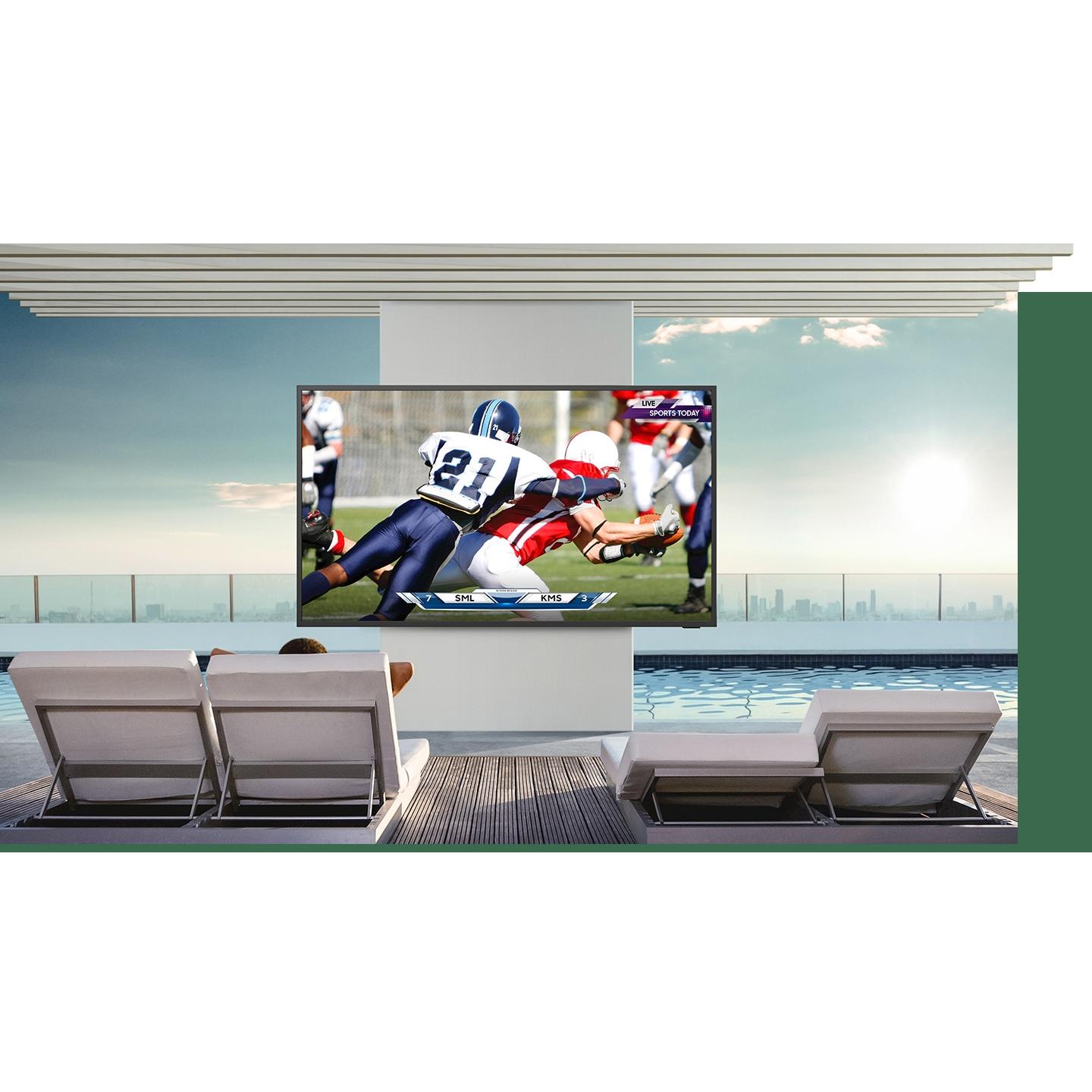 Samsung 75-inch QLED Smart Outdoor TV QN75LST9TAFXZC IMAGE 20