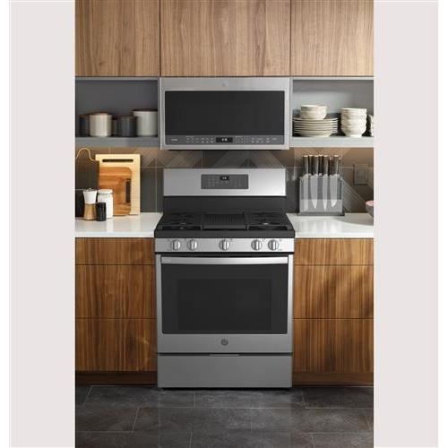 GE Profile 30-inch Freestanding Dual-Fuel Range with Wi-Fi Connectivity PC2B935YPFS IMAGE 6