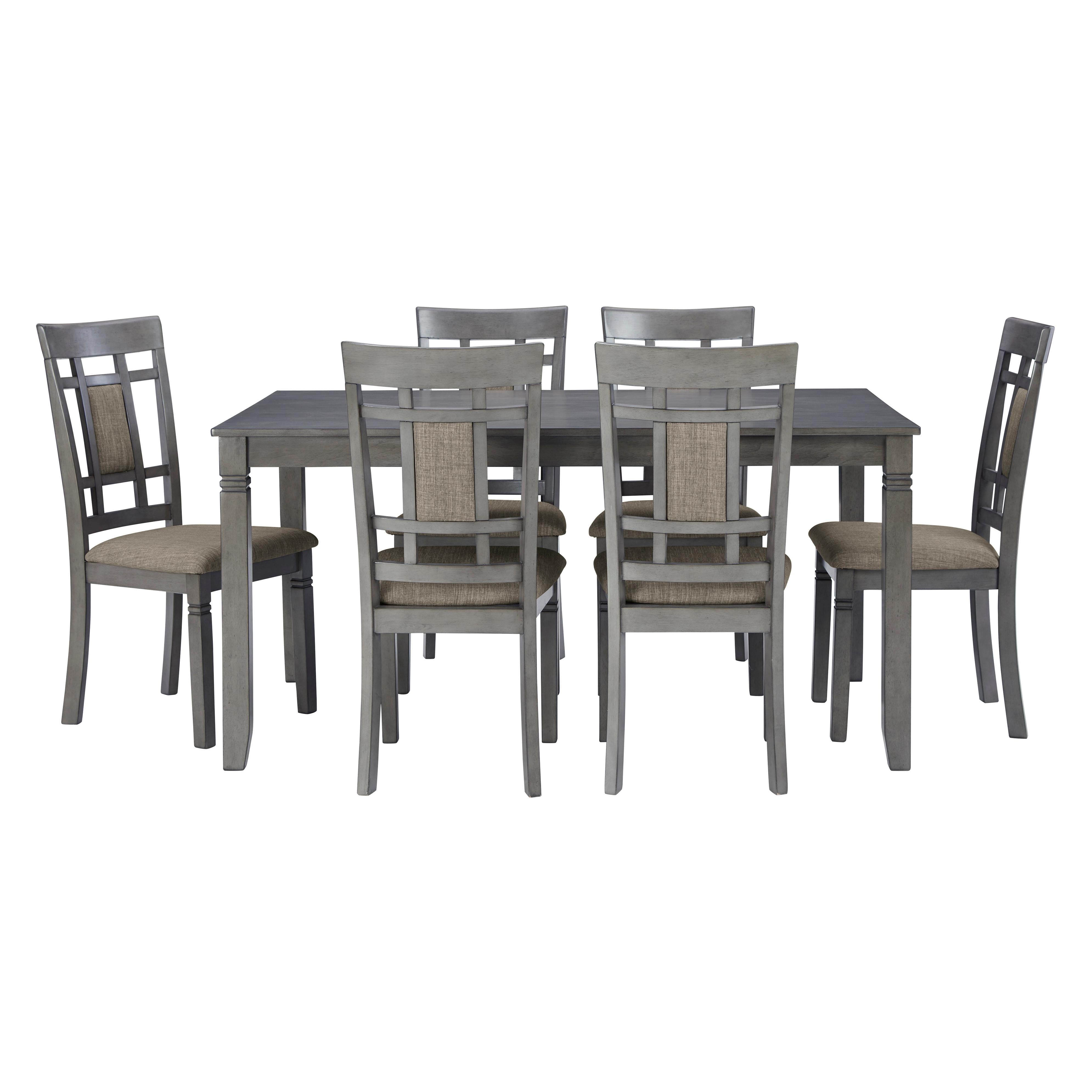 Signature Design by Ashley Jayemyer D368-425 Rectangular Dining Room Table Set IMAGE 2