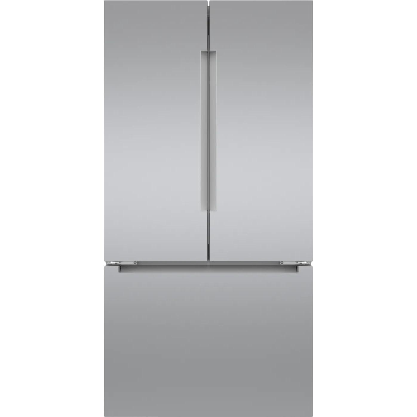 Bosch 36-inch, 20.8 cu.ft. Counter-Depth French 3-Door Refrigerator with FarmFresh System™ B36CT81ENS IMAGE 1