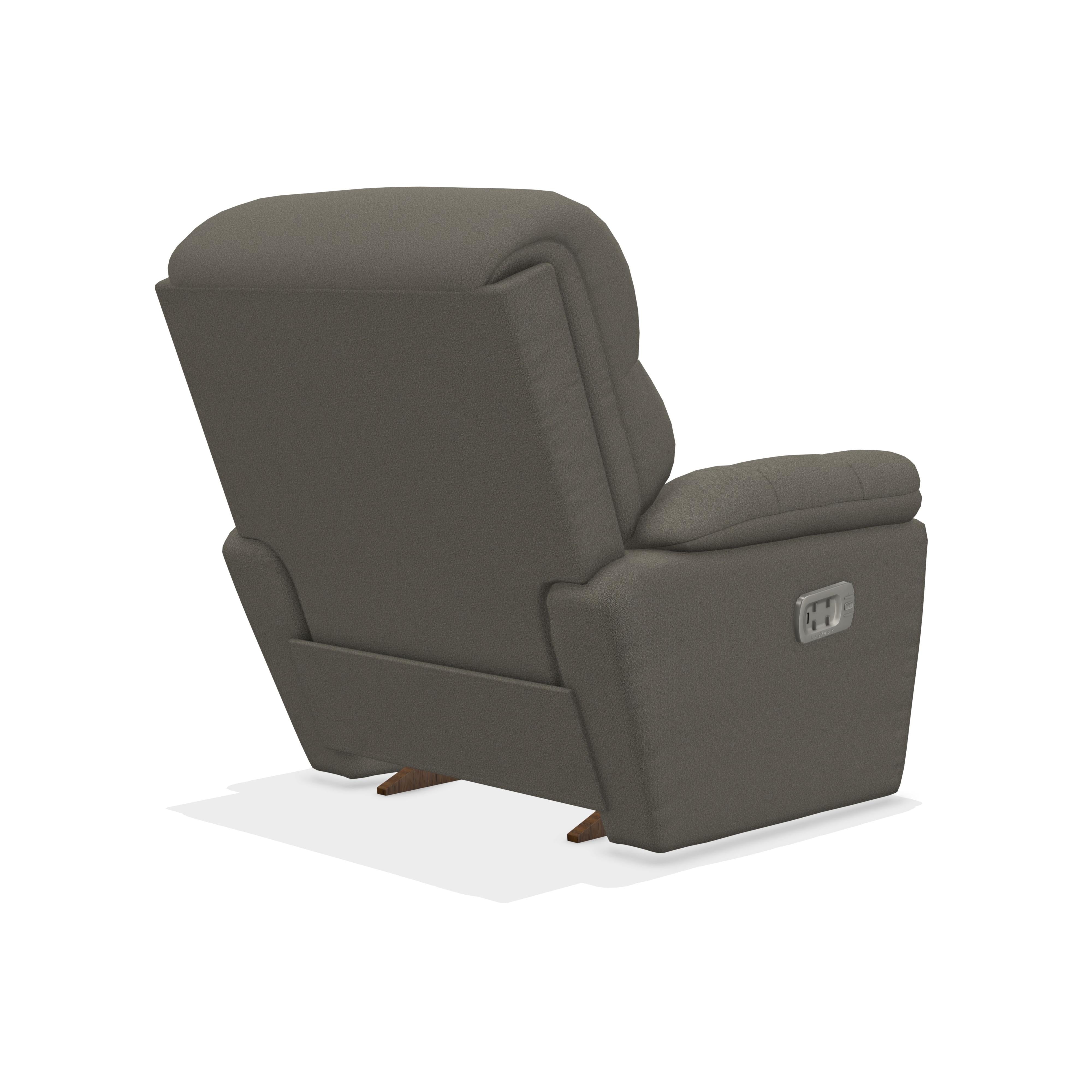 La-Z-Boy Morrison Power Rocking Recliner with Headrest - Silver IMAGE 4