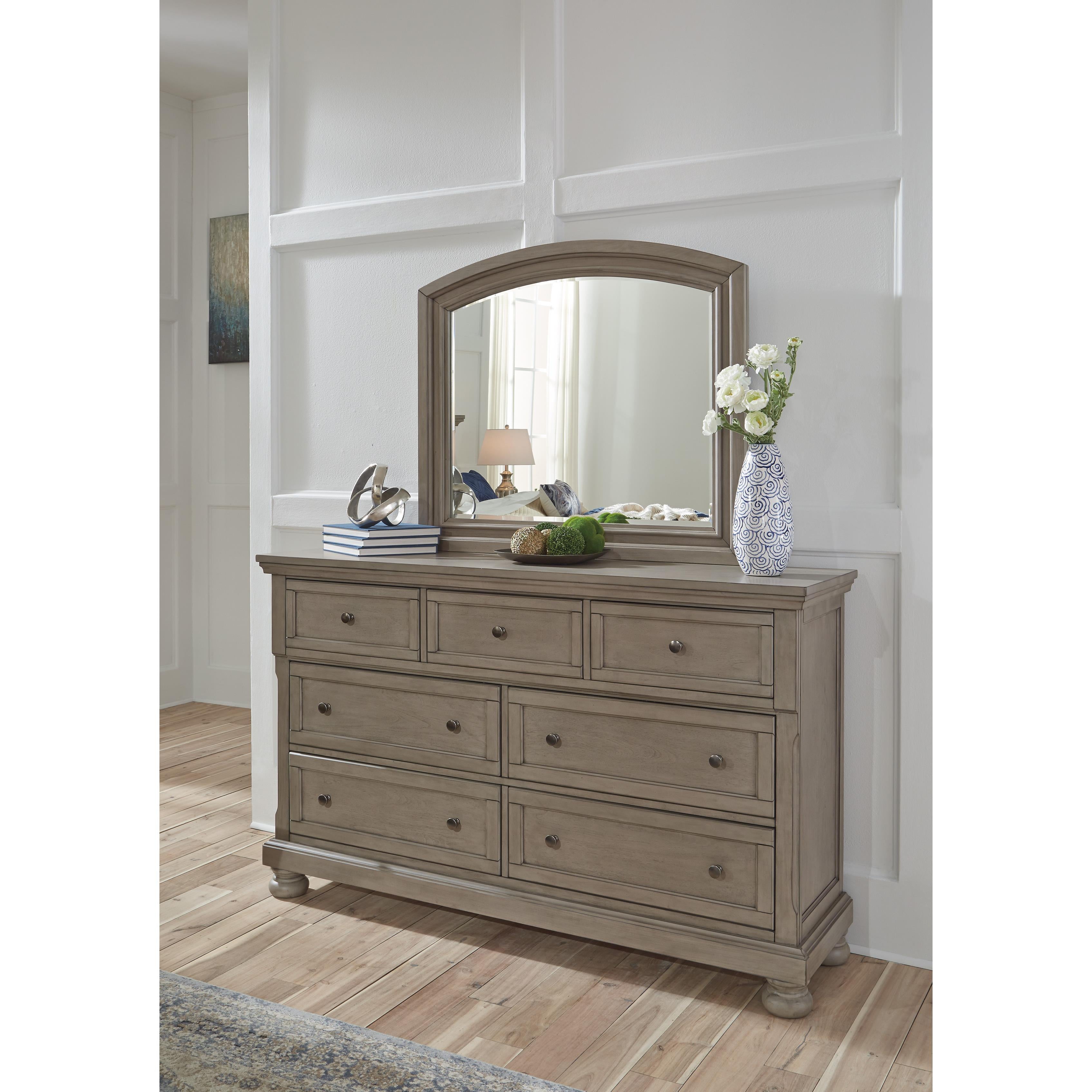 Signature Design by Ashley Lettner B733B1 Dresser and Mirror IMAGE 2