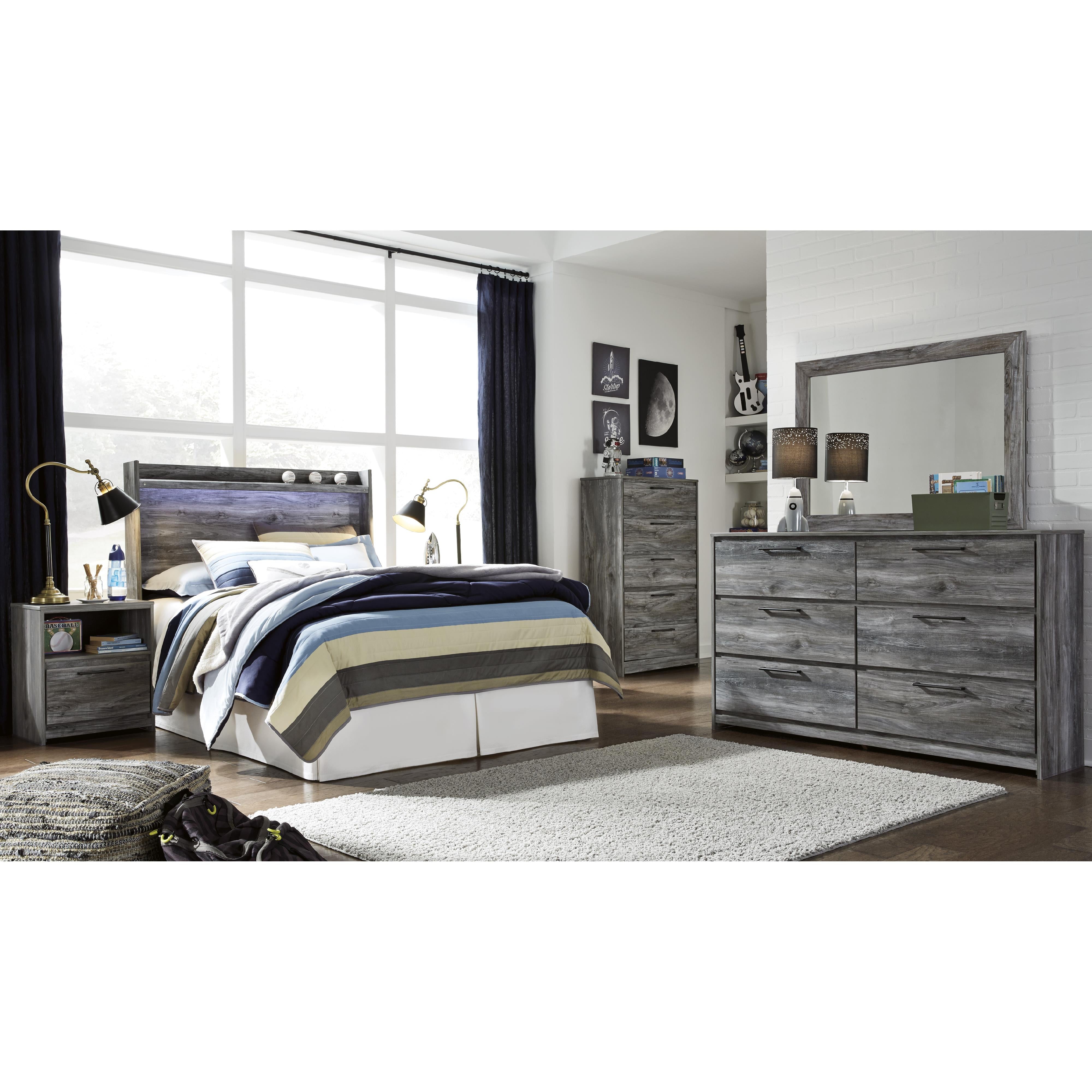 Signature Design by Ashley Baystorm B221B30 Dresser and Mirror IMAGE 8