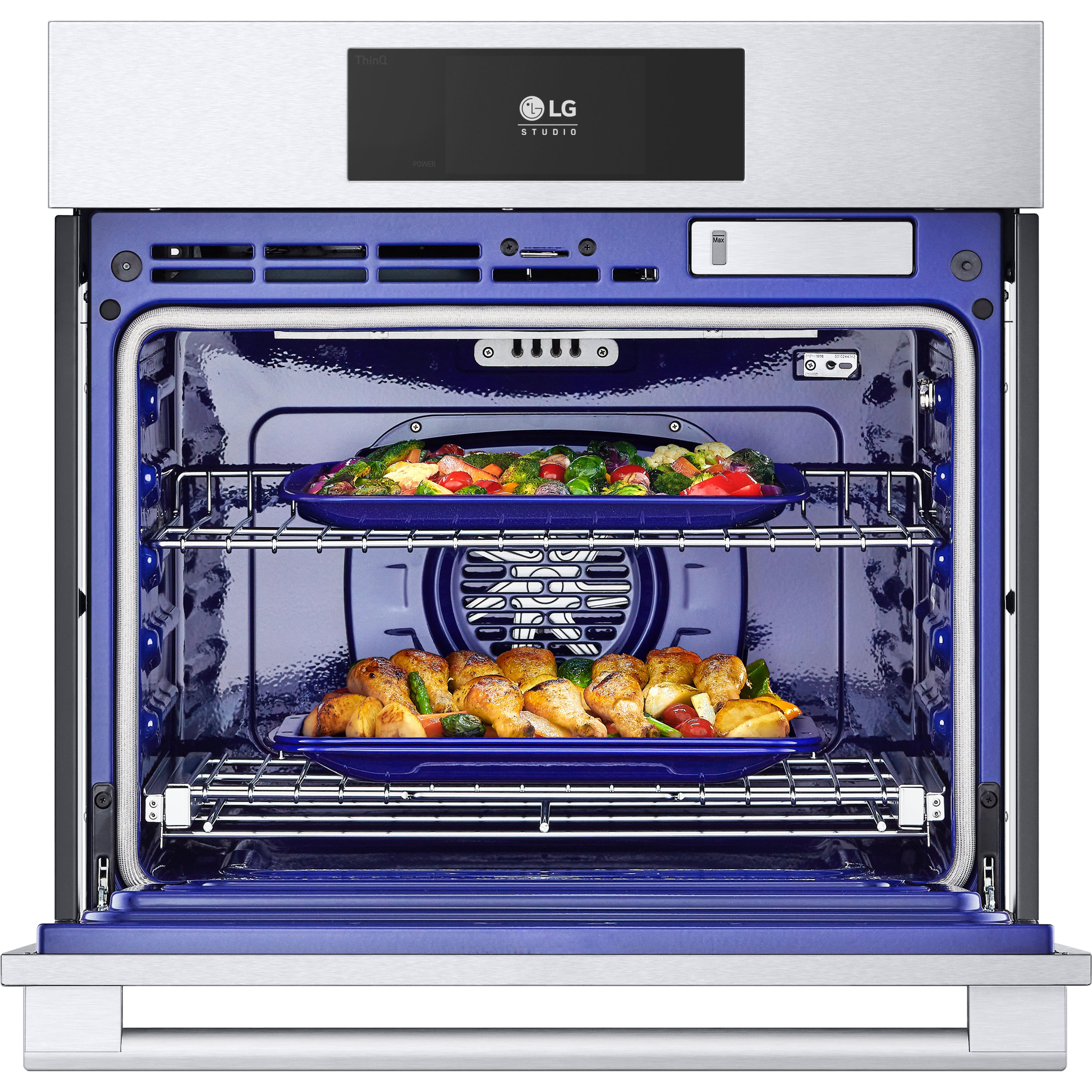 LG STUDIO Studio 30-inch, 4.7 cu.ft. Built-in Single Wall Oven with Convection Technology WSES4728F IMAGE 4