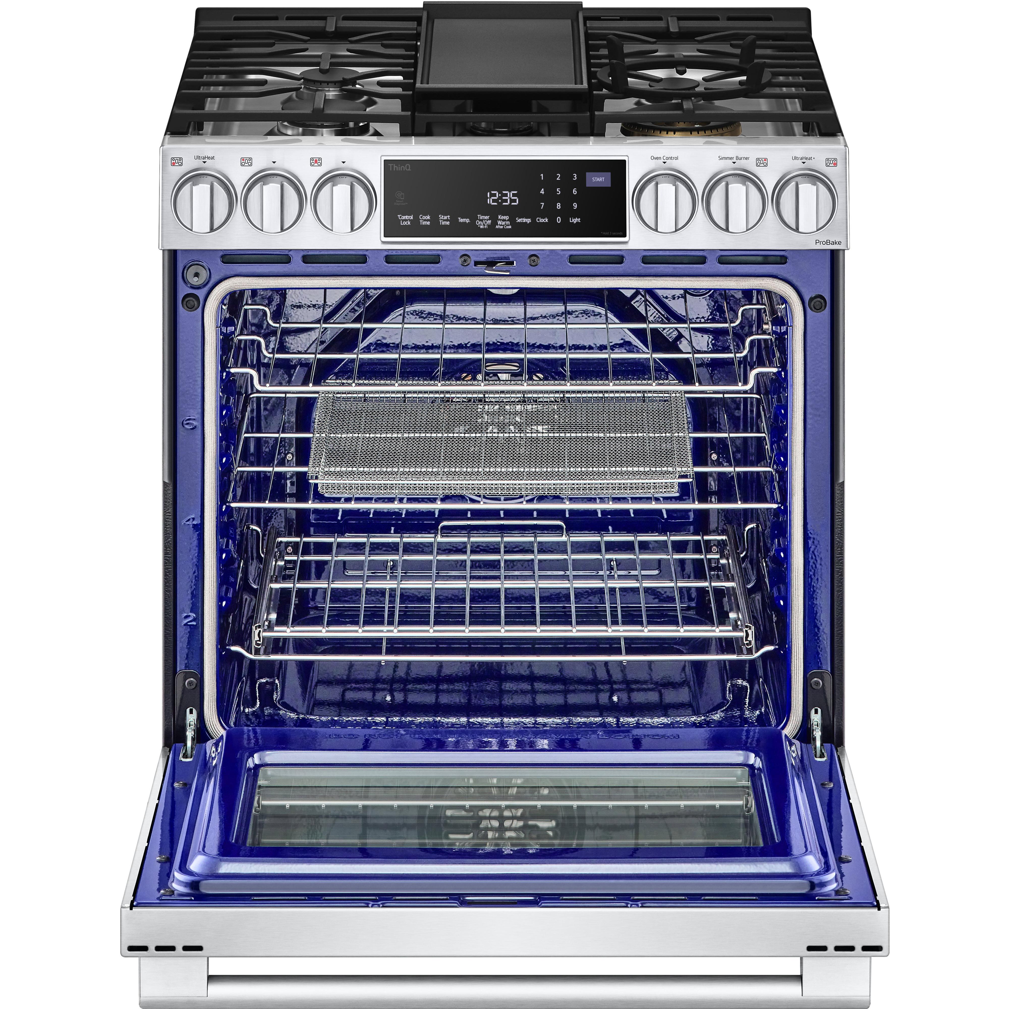LG STUDIO Studio 30-inch Slide-in Gas Range with Convection Technology LSGS6338F IMAGE 5