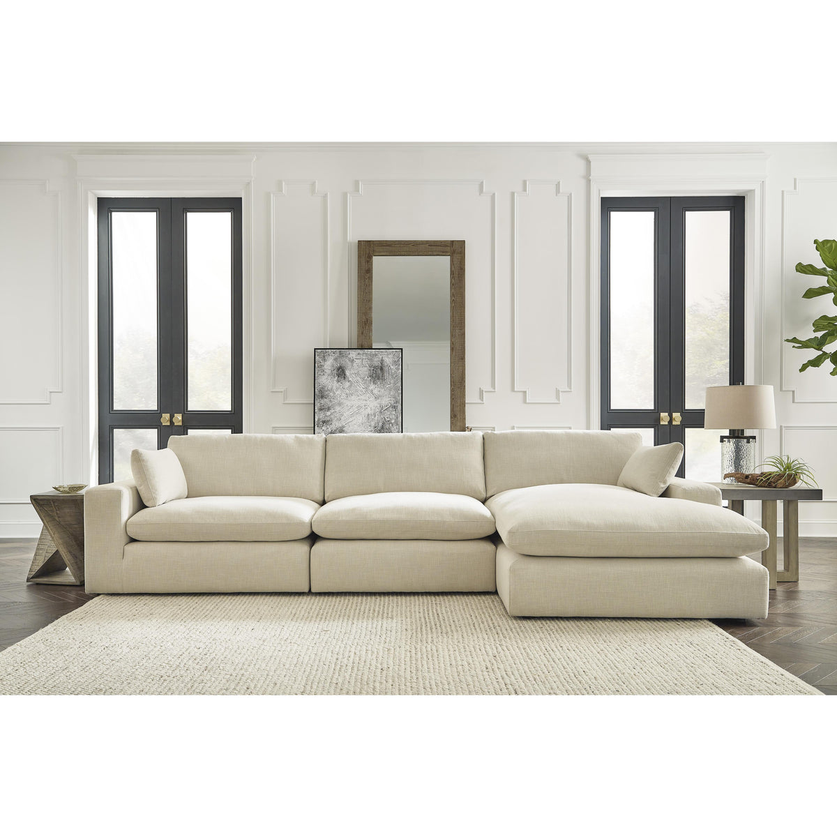 Benchcraft Elyza 10006S4 3 pc Sectional with Chaise IMAGE 3