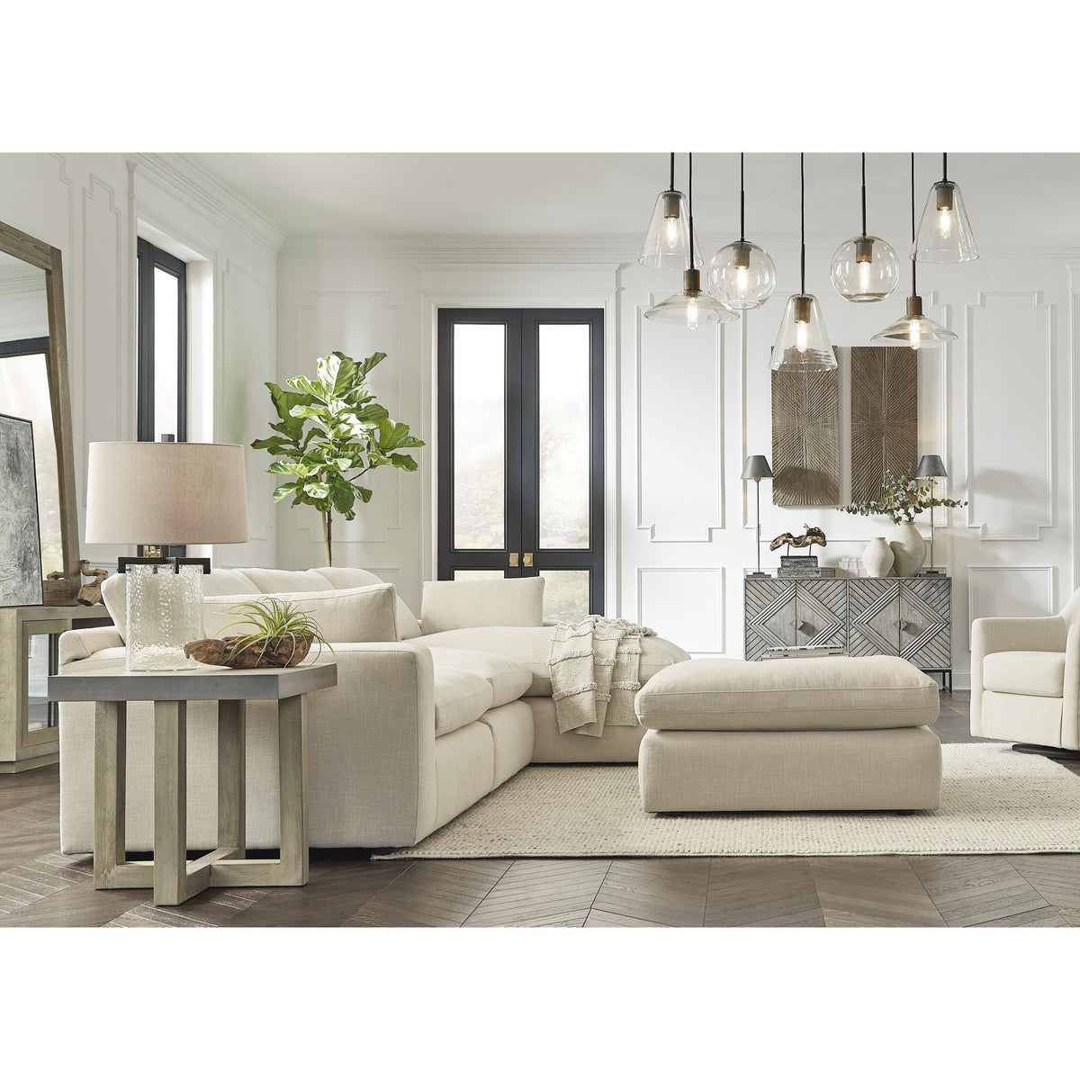 Benchcraft Elyza 10006S4 3 pc Sectional with Chaise IMAGE 5