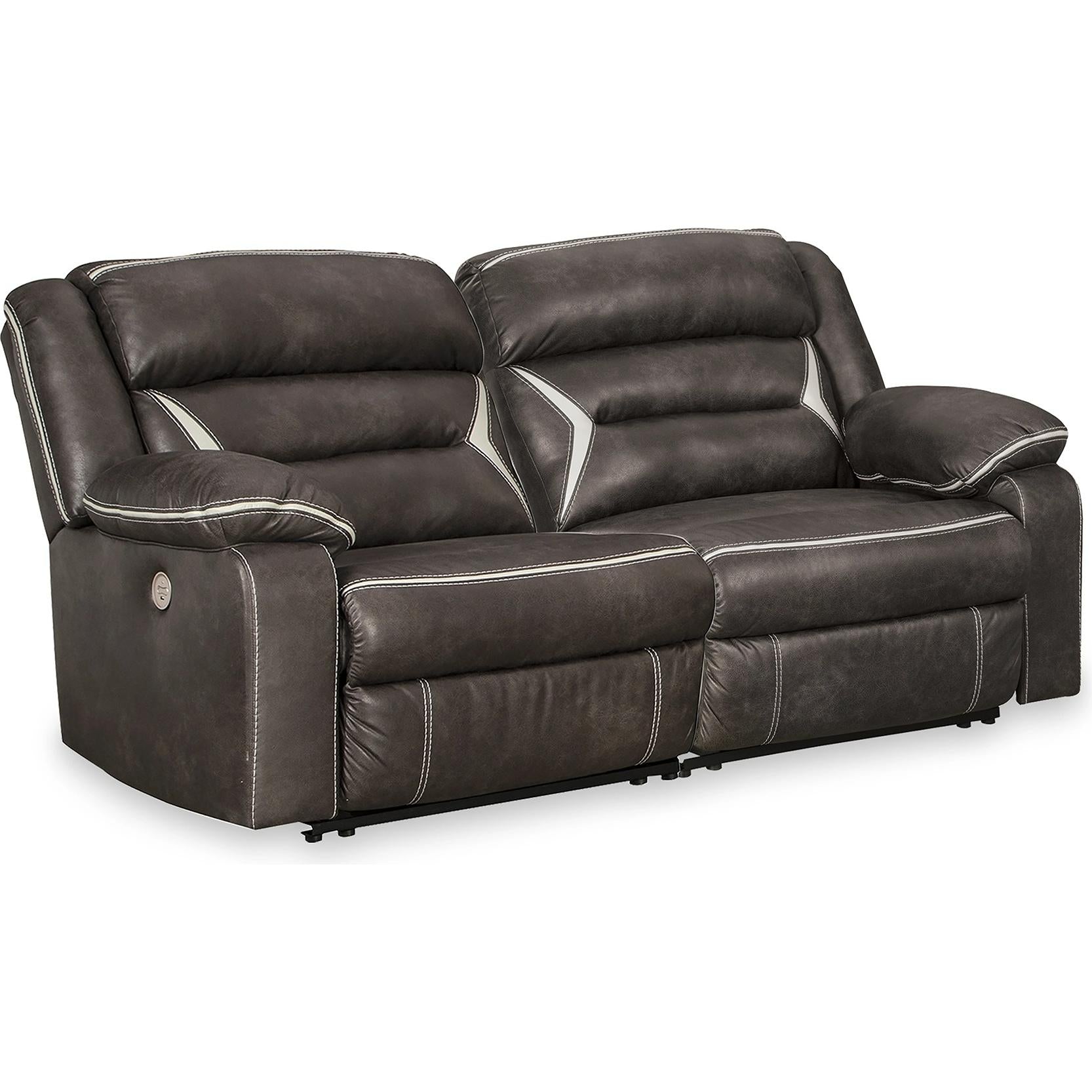 Signature Design by Ashley Kincord 13104S7 2 pc Power Reclining Sectional Loveseat IMAGE 1