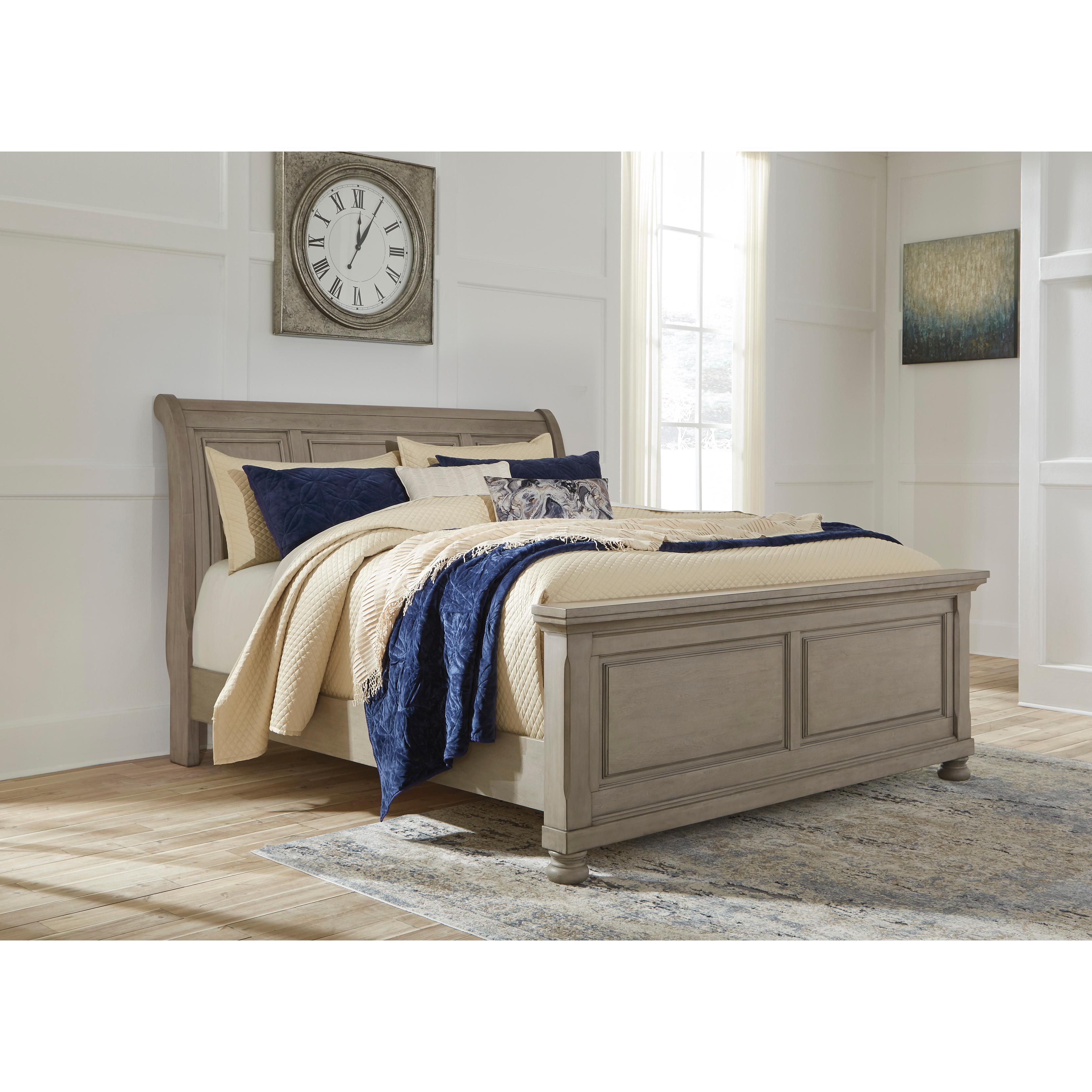 Signature Design by Ashley Lettner B733B34 King Sleigh Bed IMAGE 2