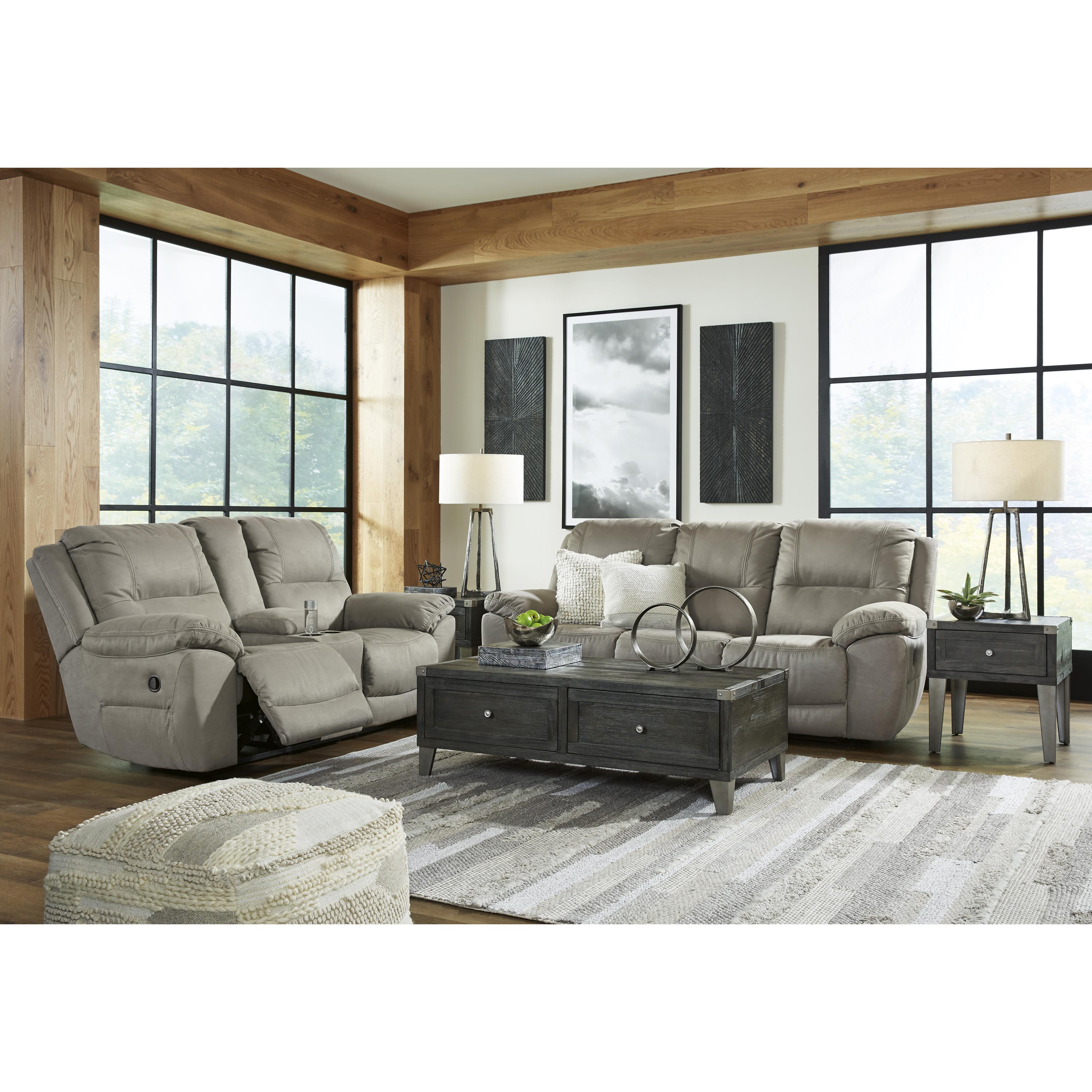 Signature Design by Ashley Next-Gen Gaucho 5420394 Double Reclining Loveseat with Console IMAGE 9