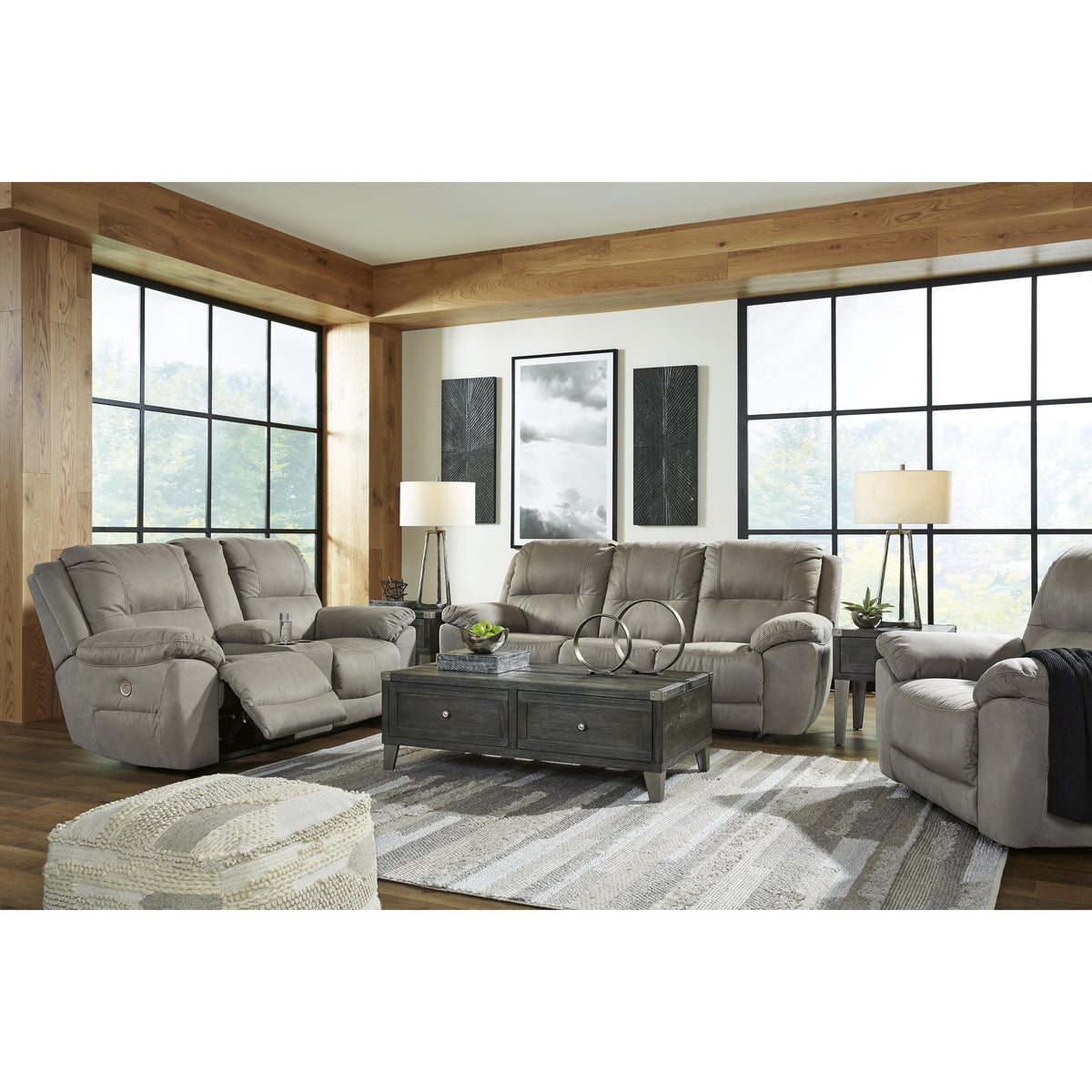 Signature Design by Ashley Next-Gen Gaucho 5420396 Double Reclining Power Loveseat with Console IMAGE 12