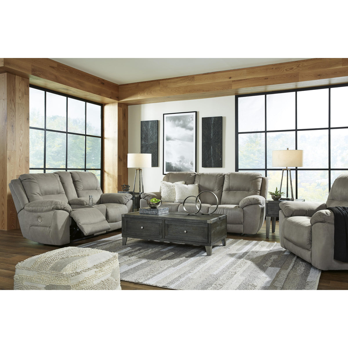Signature Design by Ashley Next-Gen Gaucho 5420396 Double Reclining Power Loveseat with Console IMAGE 13
