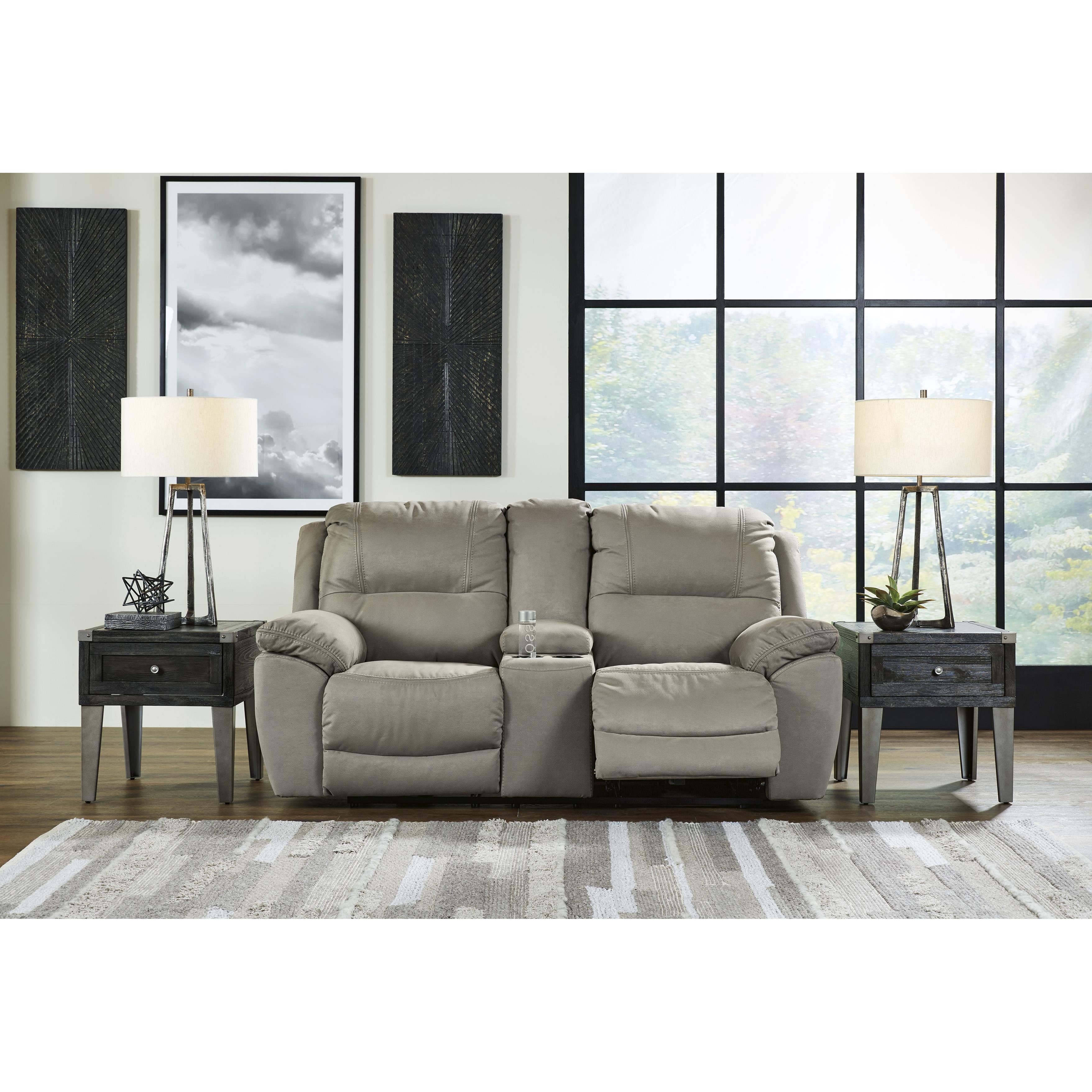 Signature Design by Ashley Next-Gen Gaucho 5420396 Double Reclining Power Loveseat with Console IMAGE 6