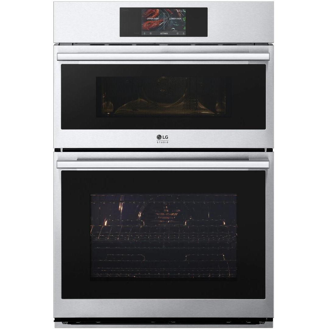 LG STUDIO Studio 30-inch, 6.4 cu.ft. Built-in Combination Oven with True Convection Technology WCES6428F IMAGE 1