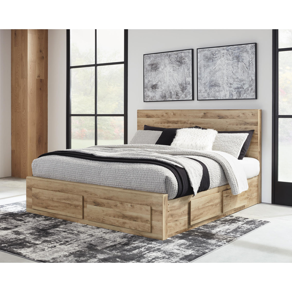 Signature Design by Ashley Hyanna B1050B6 Queen Panel Storage Bed with 1 Under Bed Storage Drawer IMAGE 5