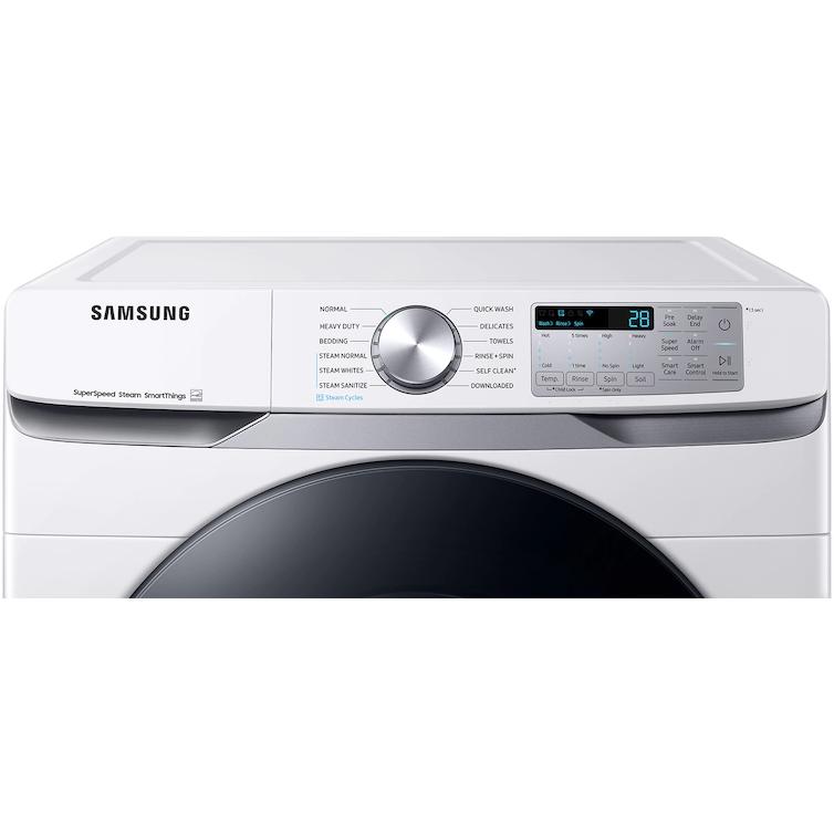 Samsung 5.2 cu. ft. Front Loading Washer with Wi-Fi Connectivity WF45B6300AW/US IMAGE 5