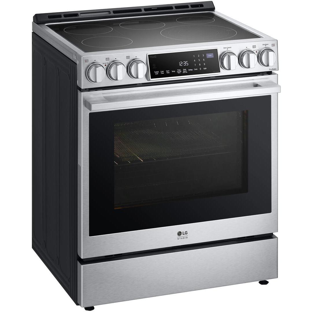LG STUDIO Studio 30-inch Freestanding Electric Slide-in Range with ProBake Convection ™ Technology LSES6338F IMAGE 2