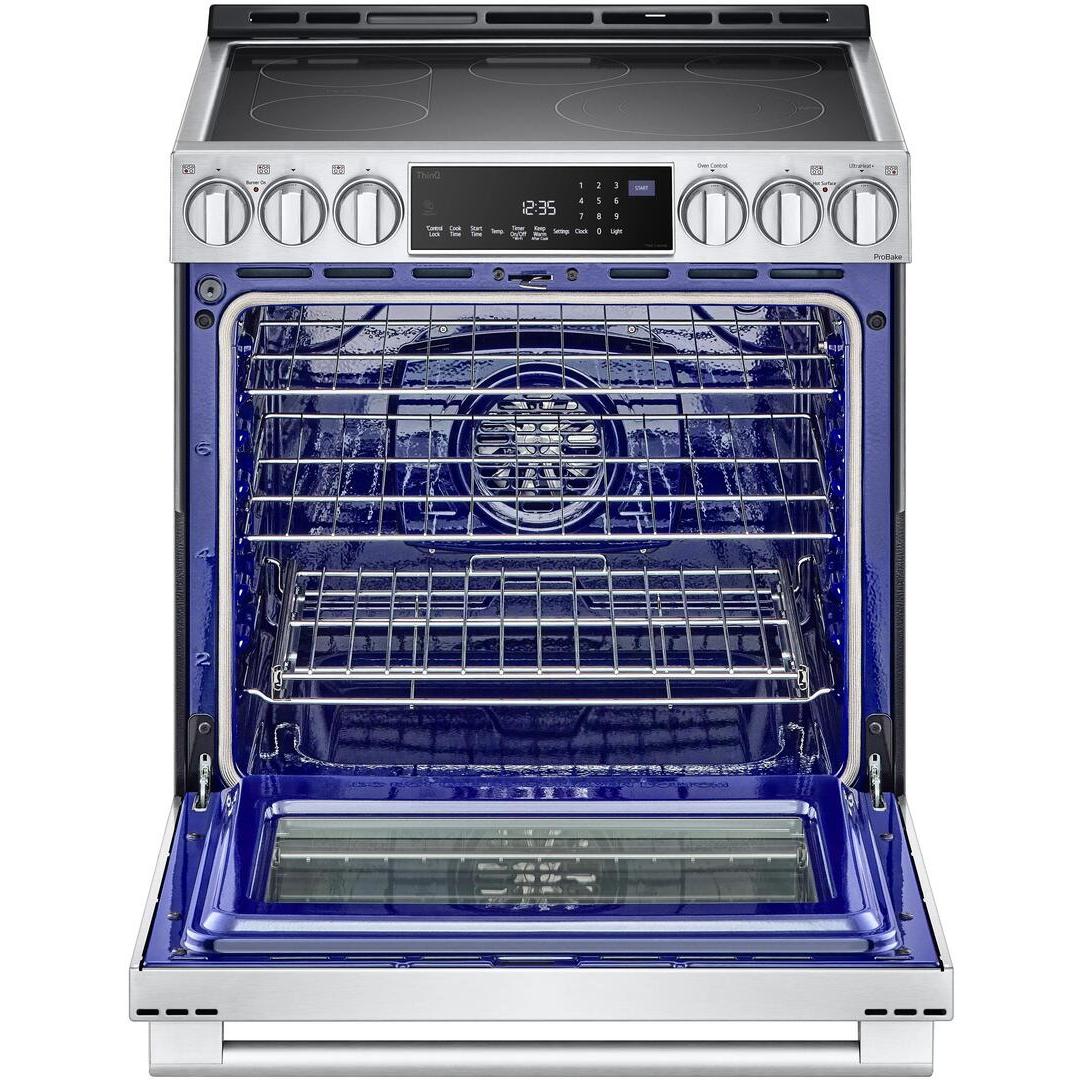 LG STUDIO Studio 30-inch Freestanding Electric Slide-in Range with ProBake Convection ™ Technology LSES6338F IMAGE 4